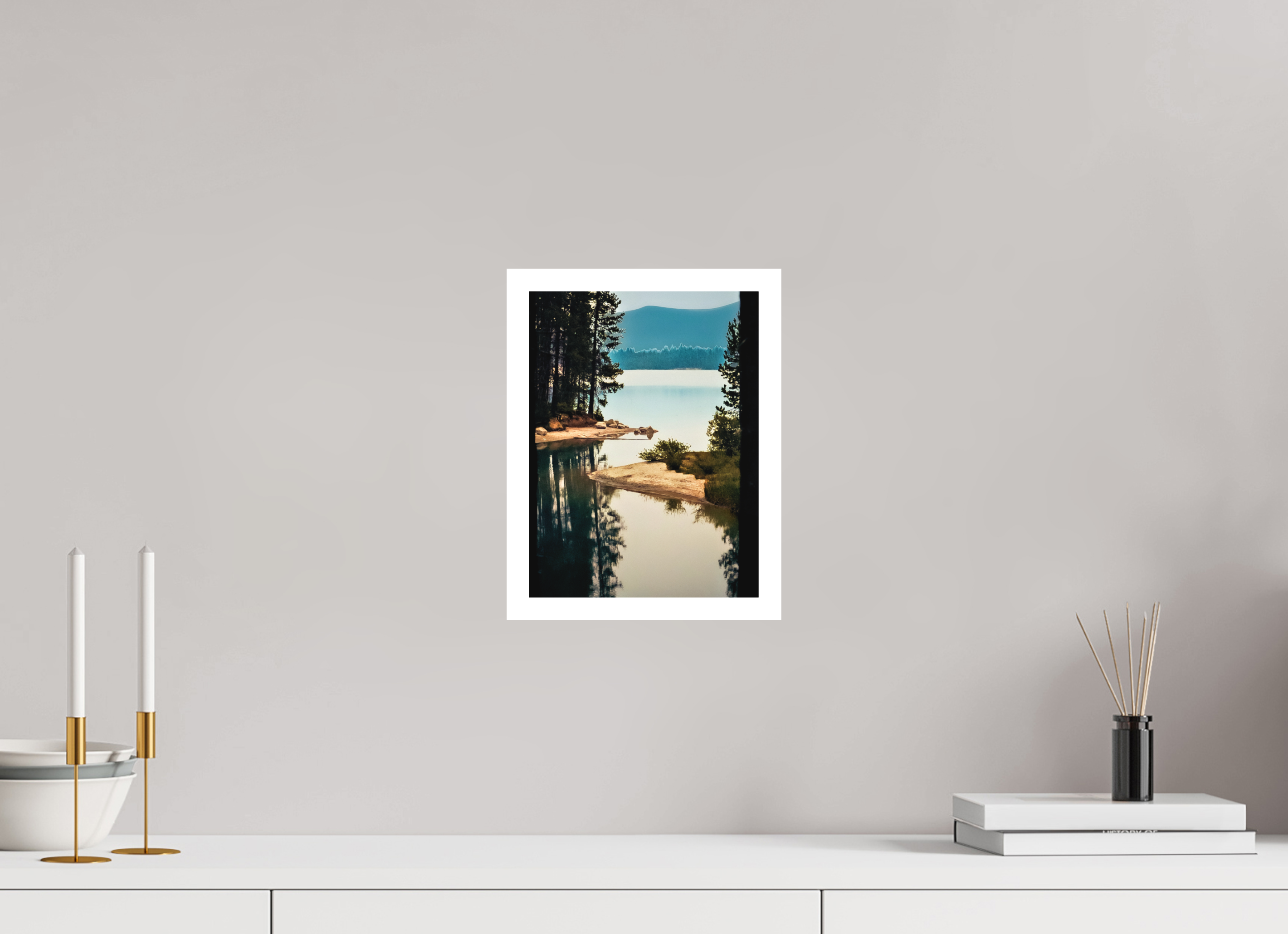 8 x 10.7″, Stand Alone Matte Print Lake near Crater Lake