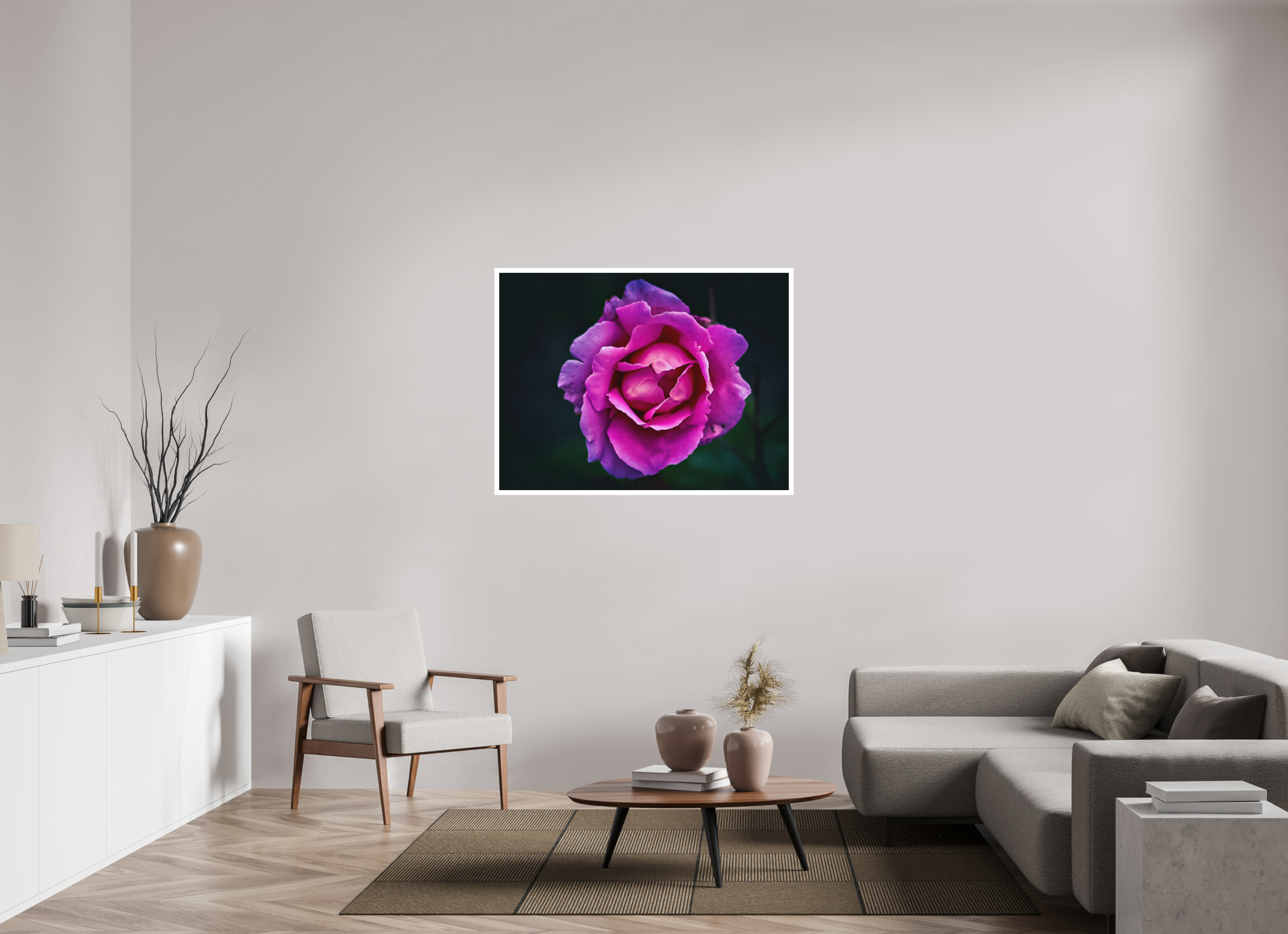 46.7 x 35″, Stand Alone Matte Print Pink
