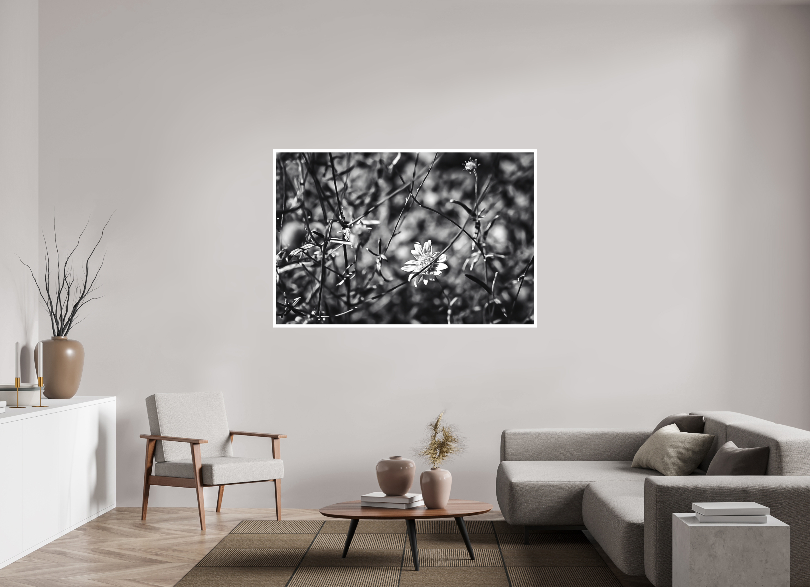 64.3 x 43″, Stand Alone Matte Print Flower Favorite
