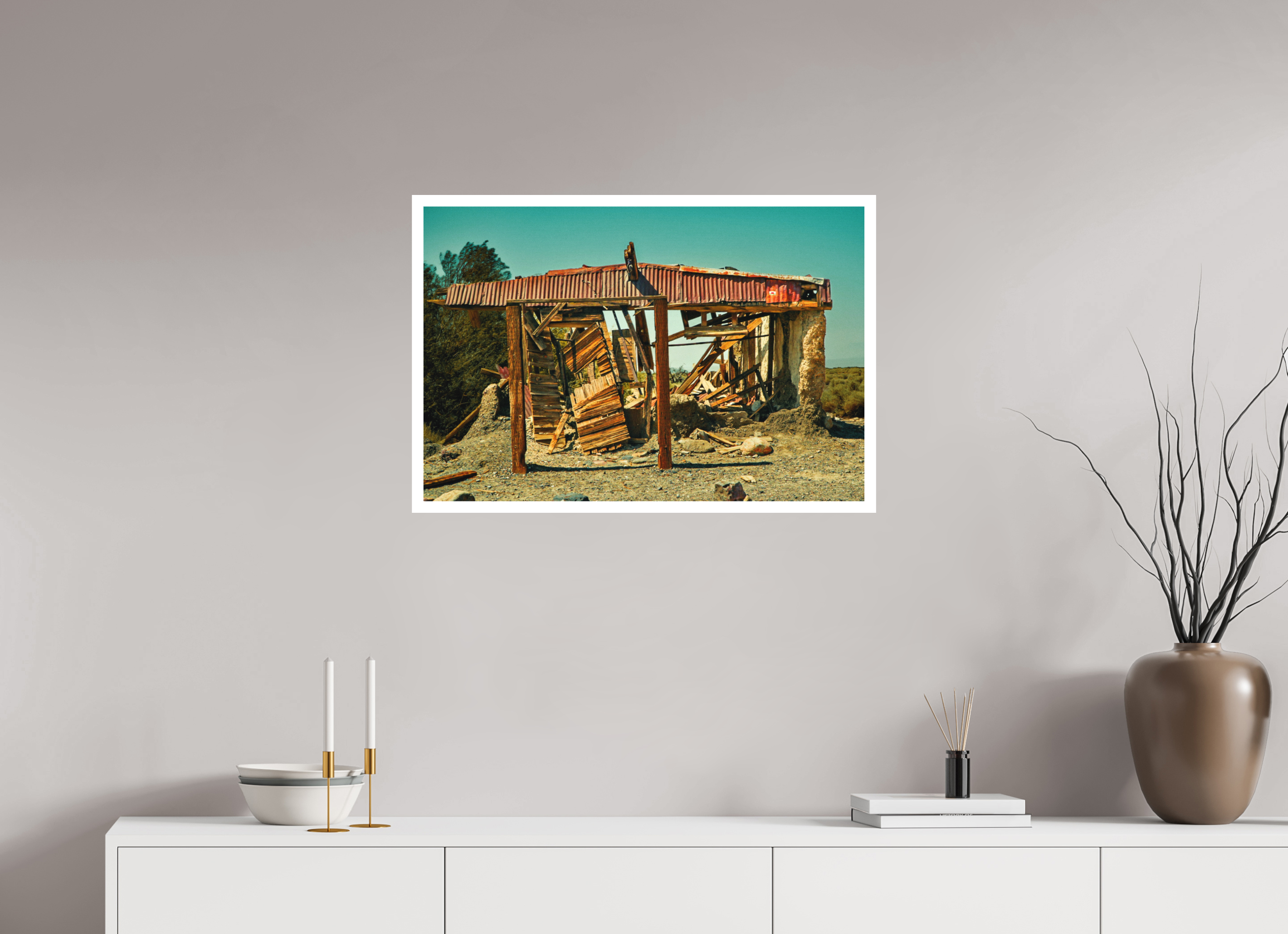 29.9 x 20″, Stand Alone Matte Print Sand Castles
