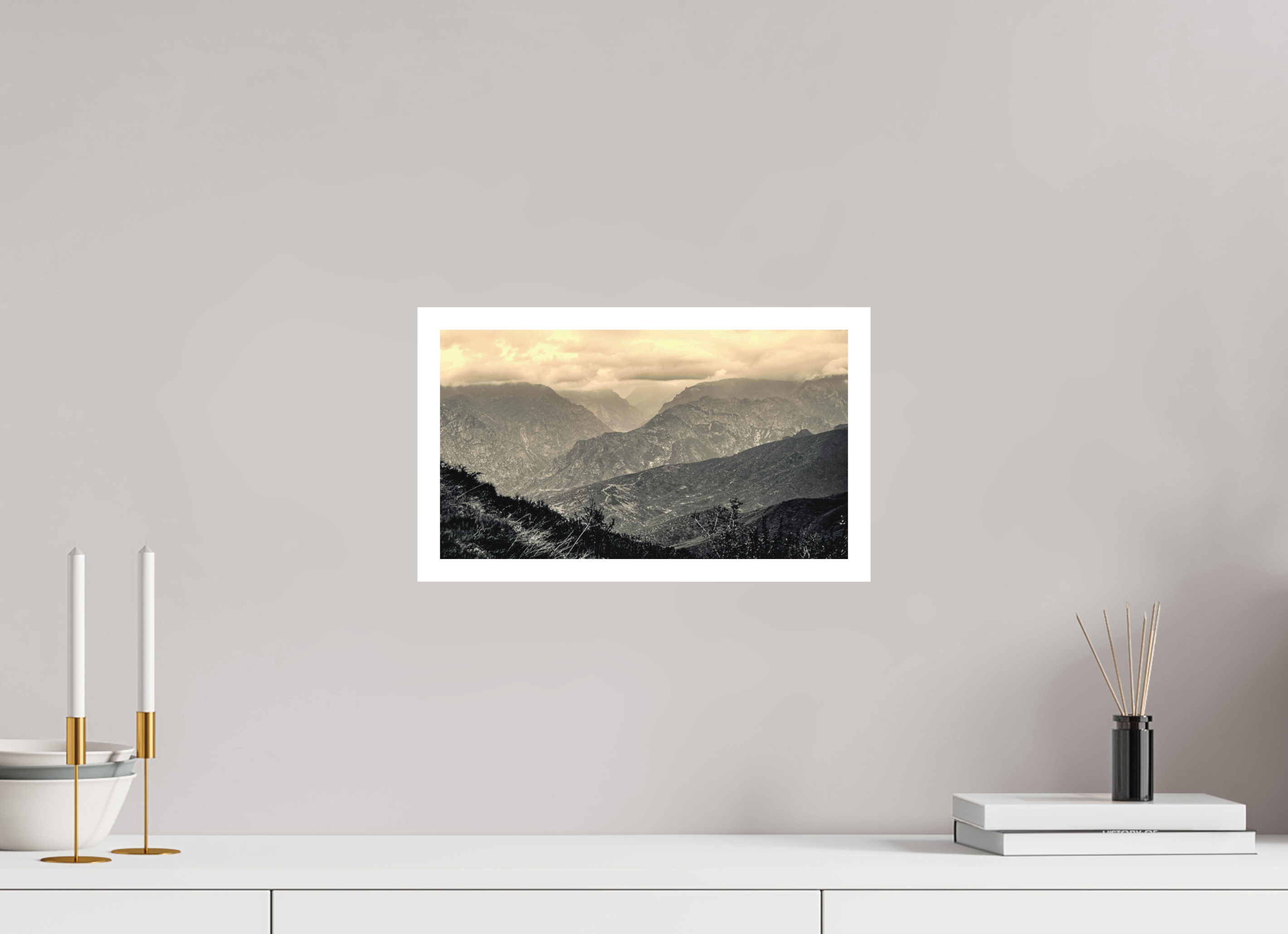 14.2 x 8″, Stand Alone Matte Print Daily Commute