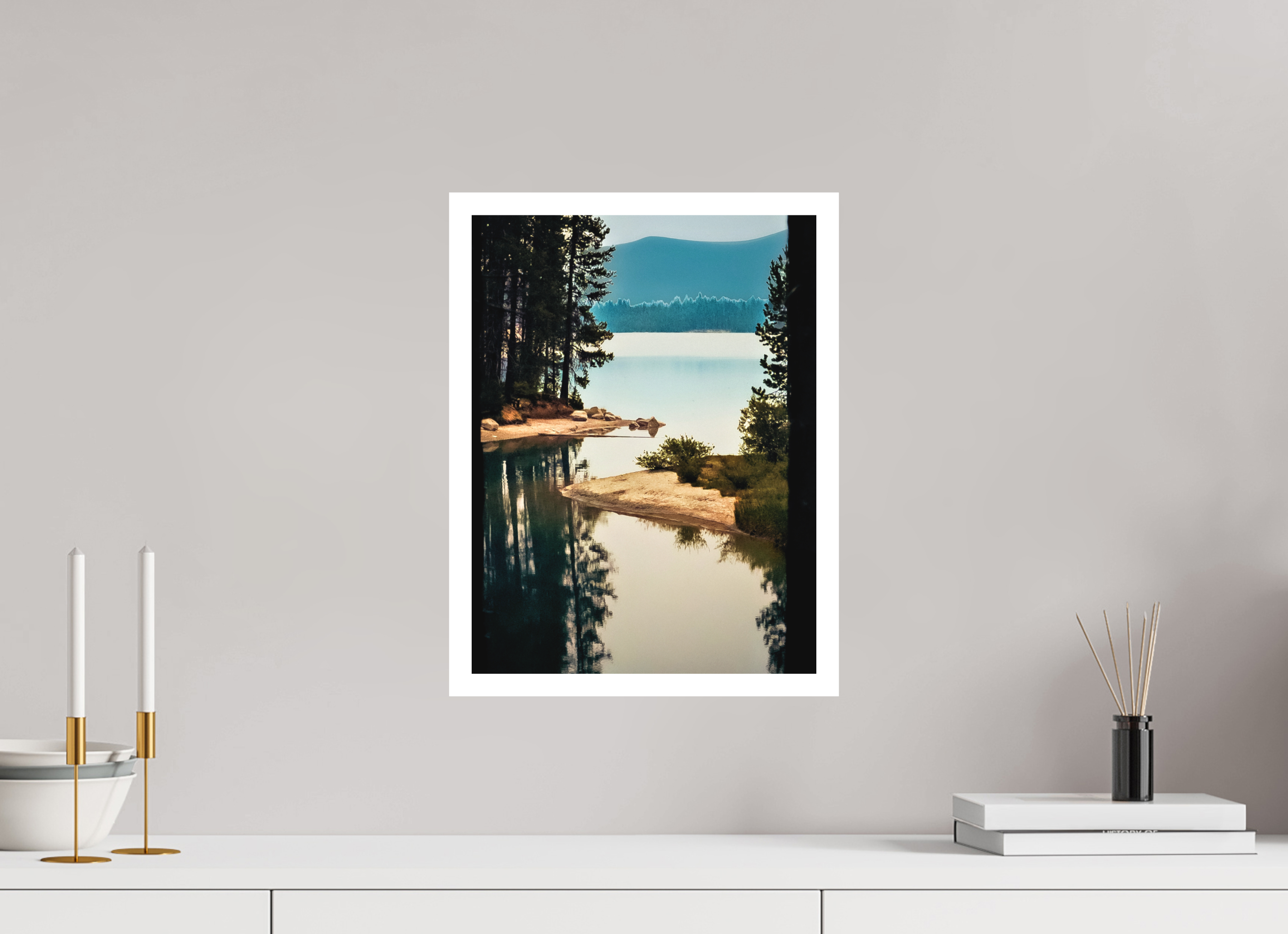 12 x 16″, Stand Alone Matte Print Lake near Crater Lake