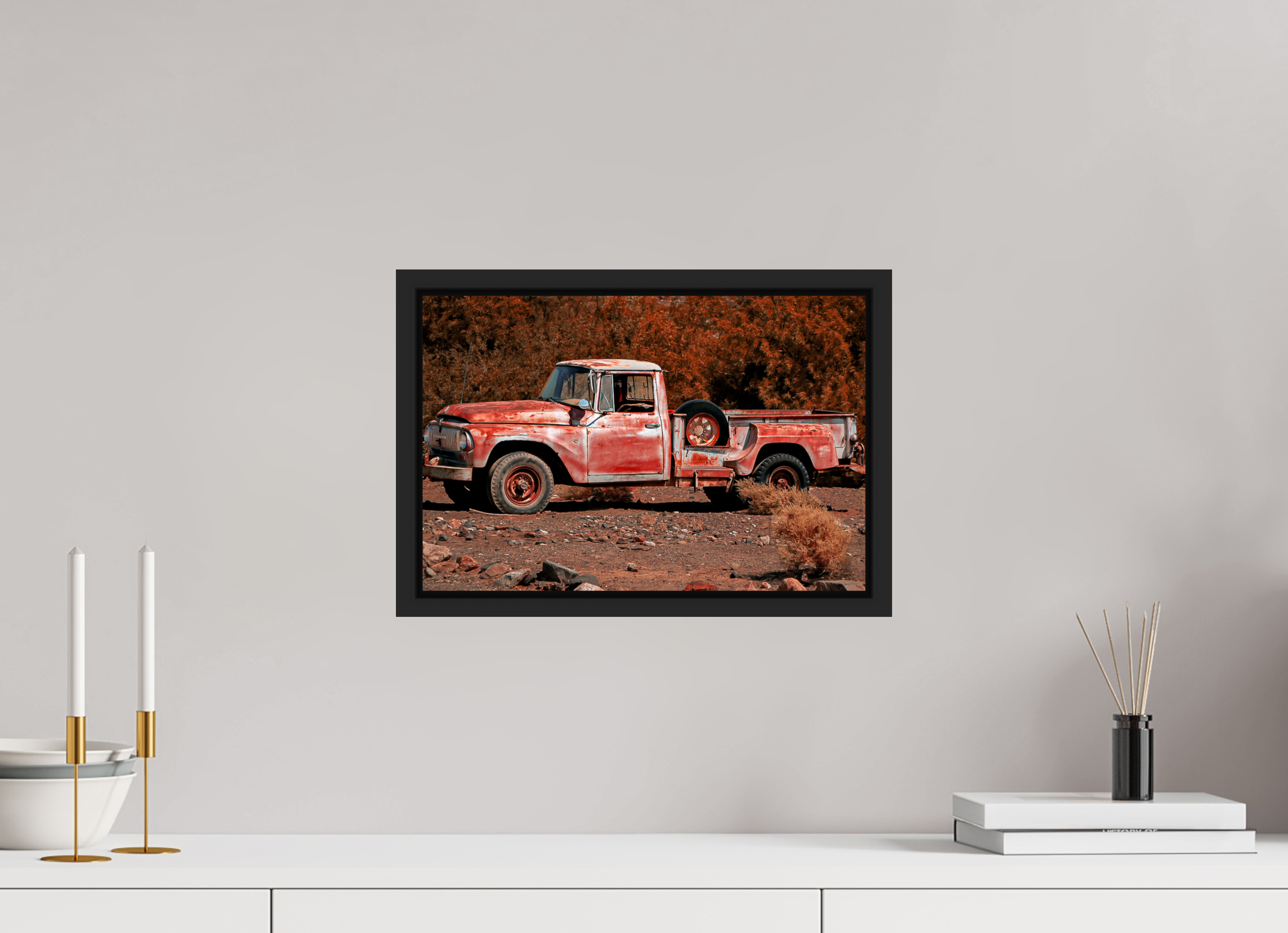 15 x 10″, COLOR - ACRYLIC GLASS - SIMPLE FRAME Ballarat Wed Twuck