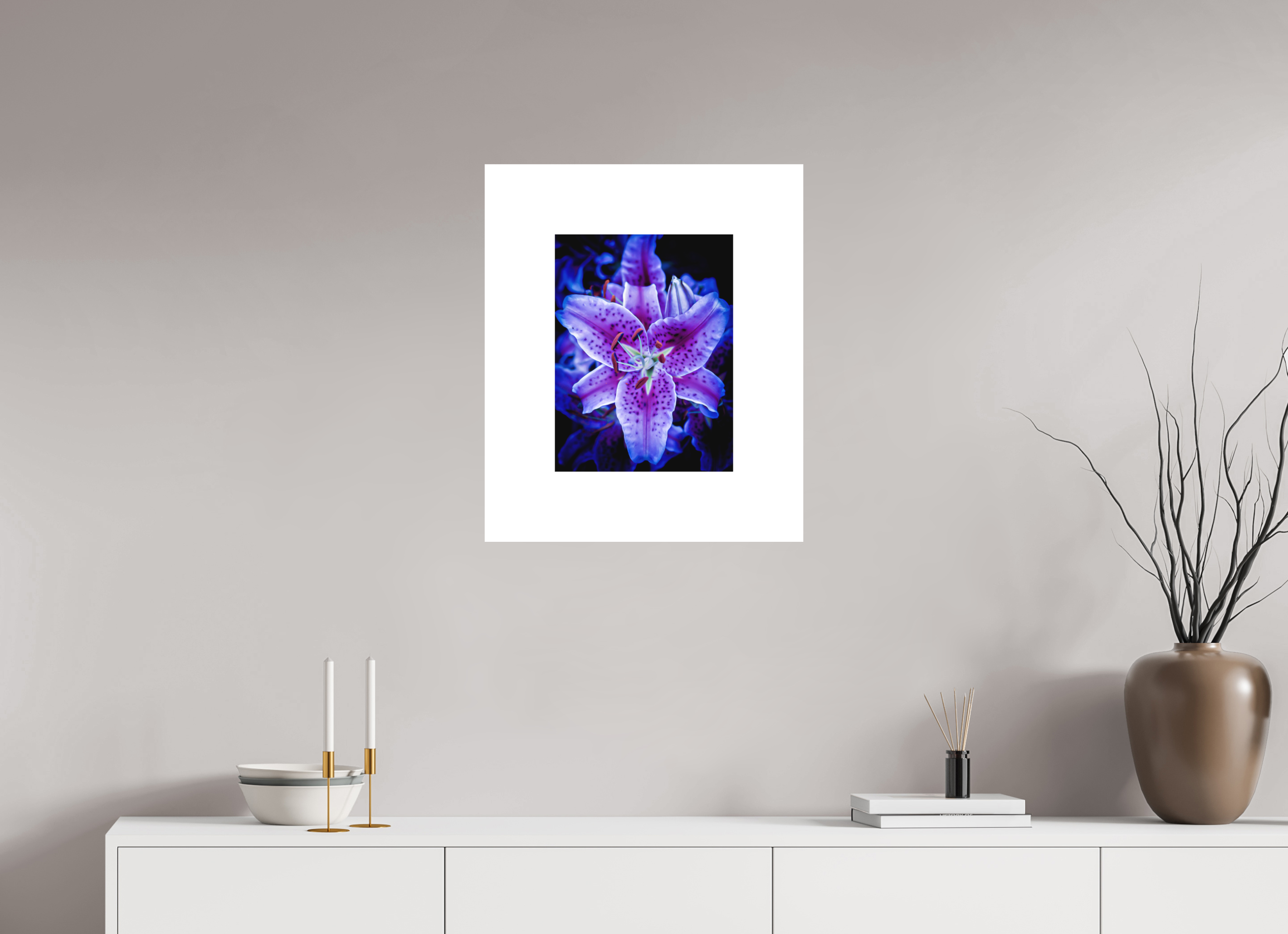 12 x 16″, Direct Print on Forex Neon Purple