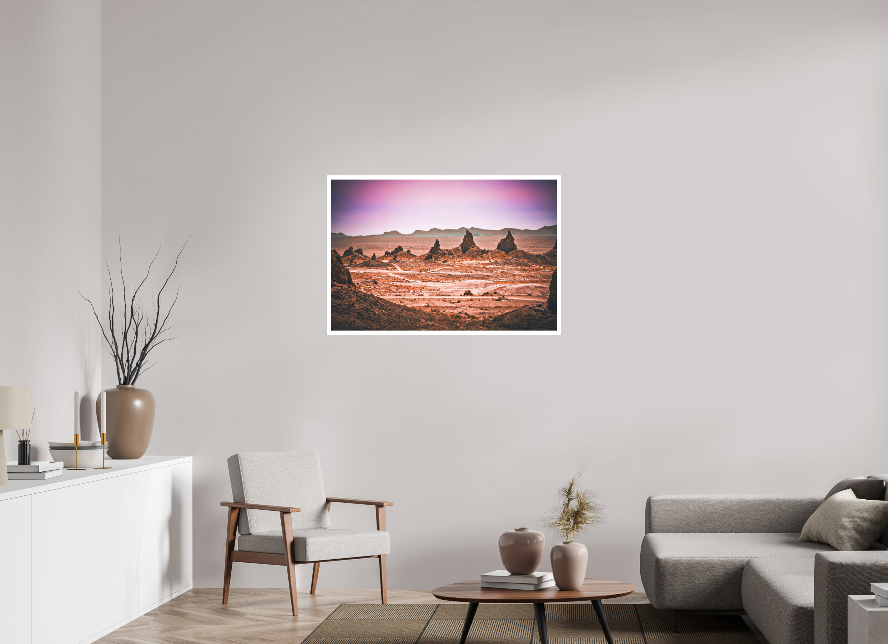 41.9 x 28″, Stand Alone Matte Print Pink Trona