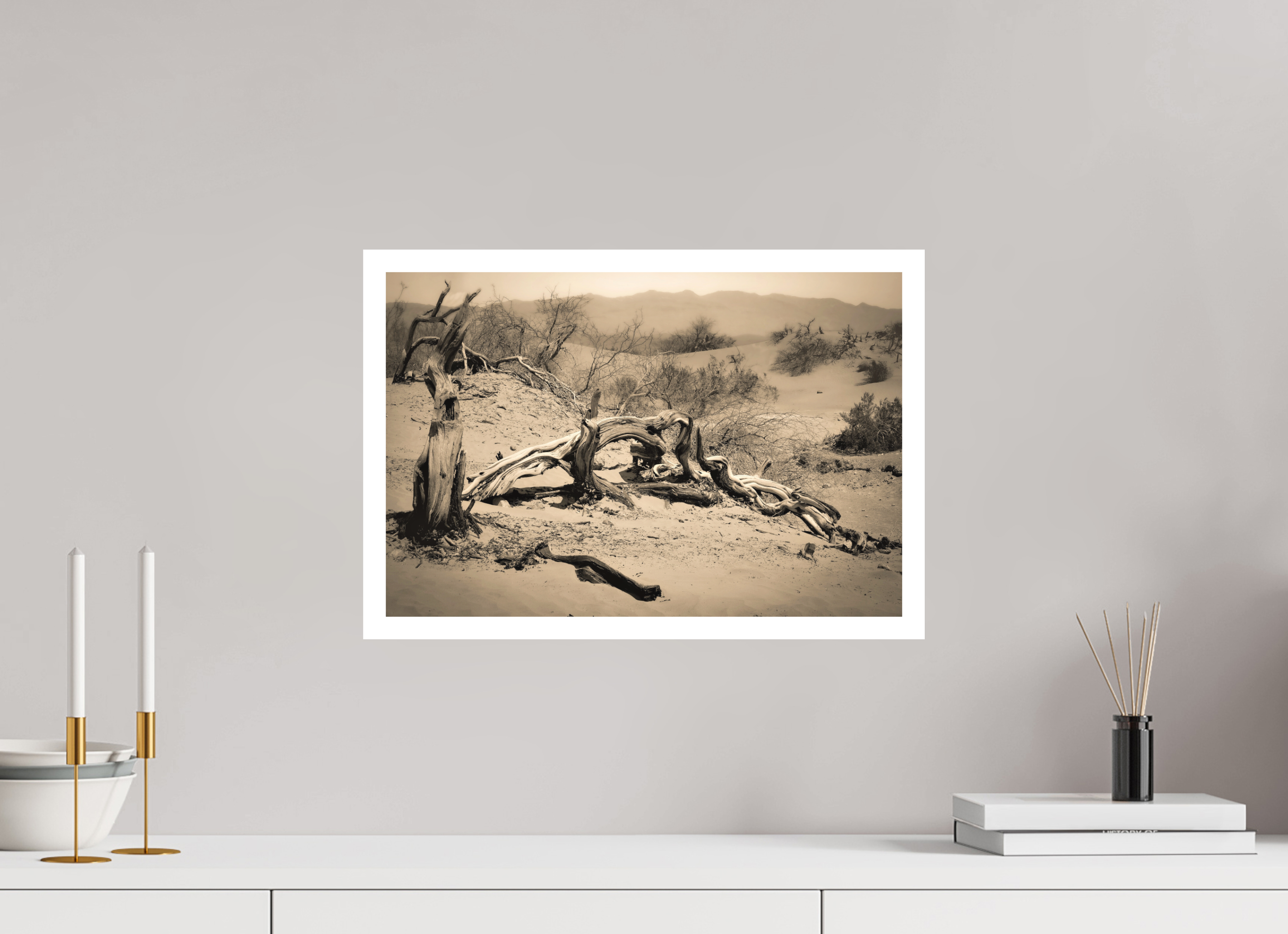 18 x 12″, Stand Alone Matte Print Singing Dune Dreams