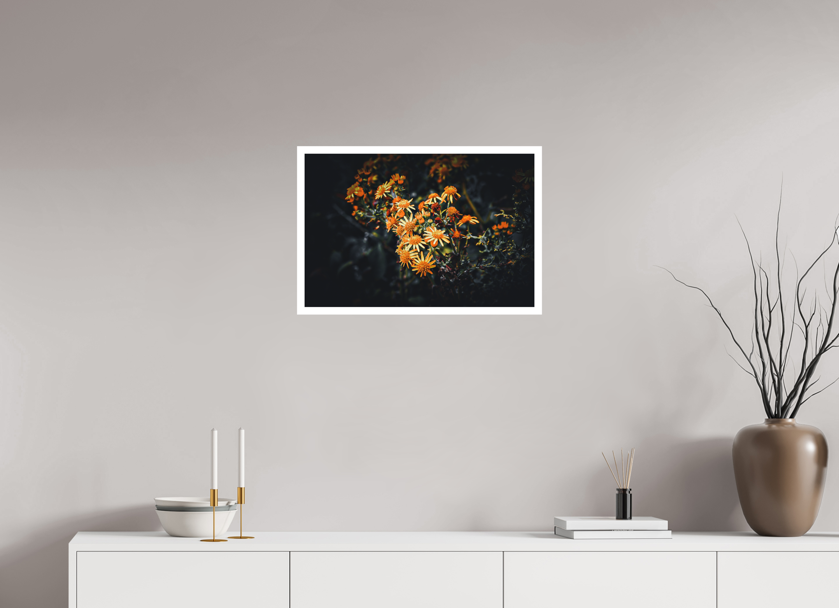 23.9 x 16″, Stand Alone Matte Print Orange