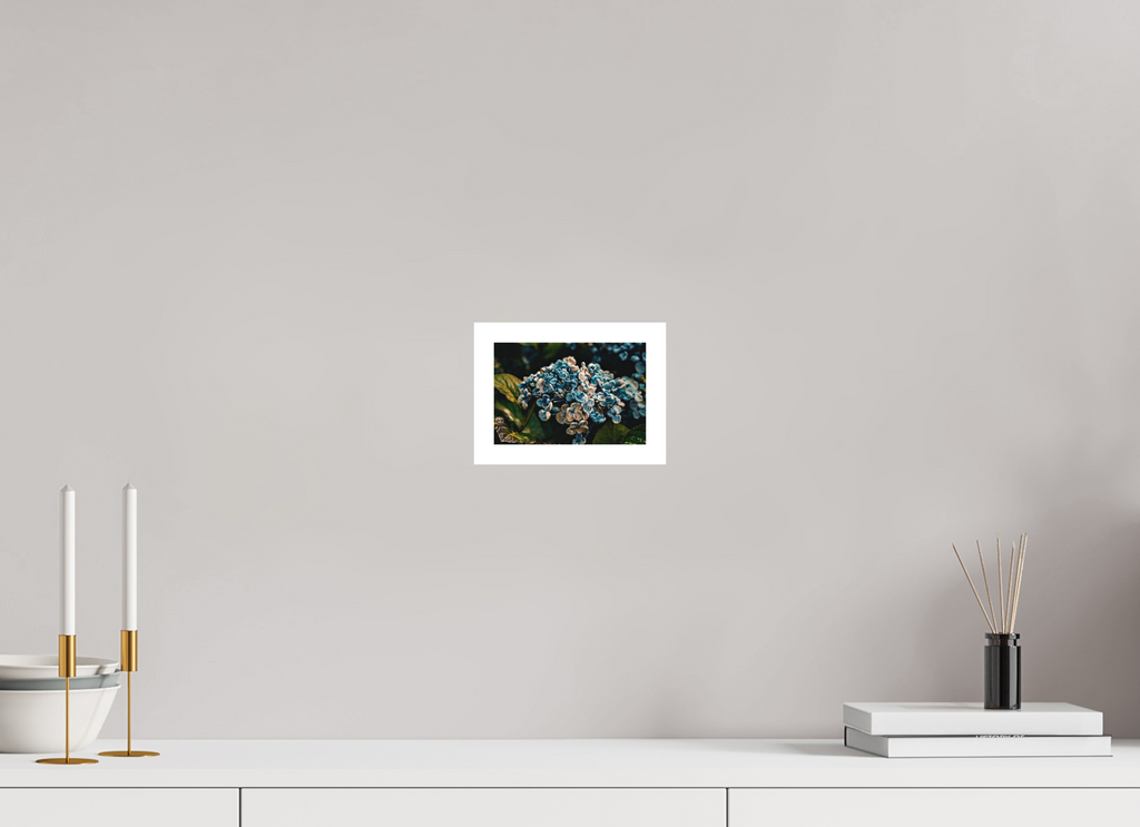 6 x 4″, Stand Alone Matte Print Blue
