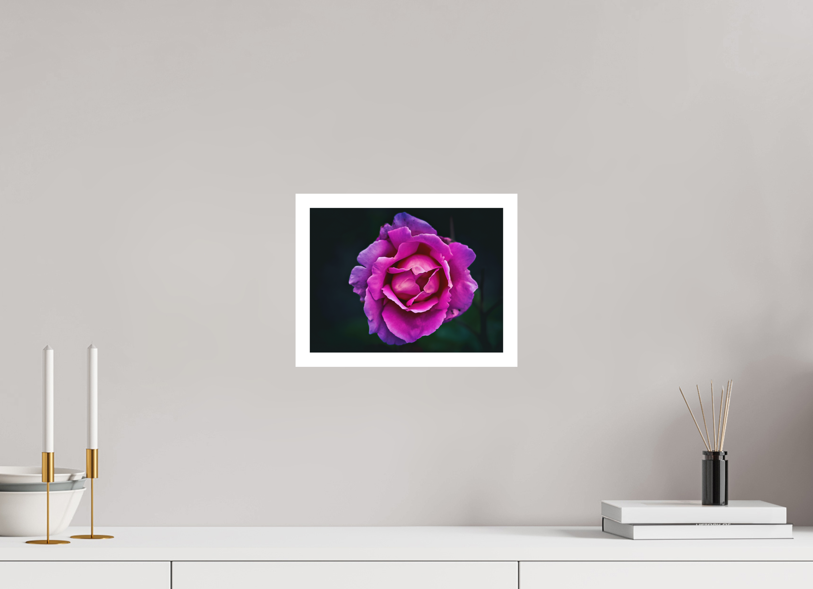10.7 x 8″, Stand Alone Matte Print Pink