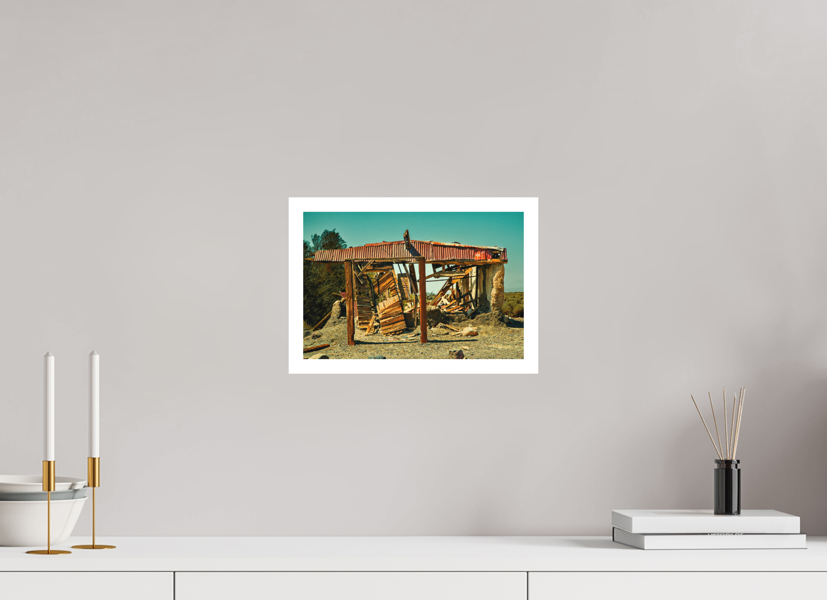 12 x 8″, Stand Alone Matte Print Sand Castles