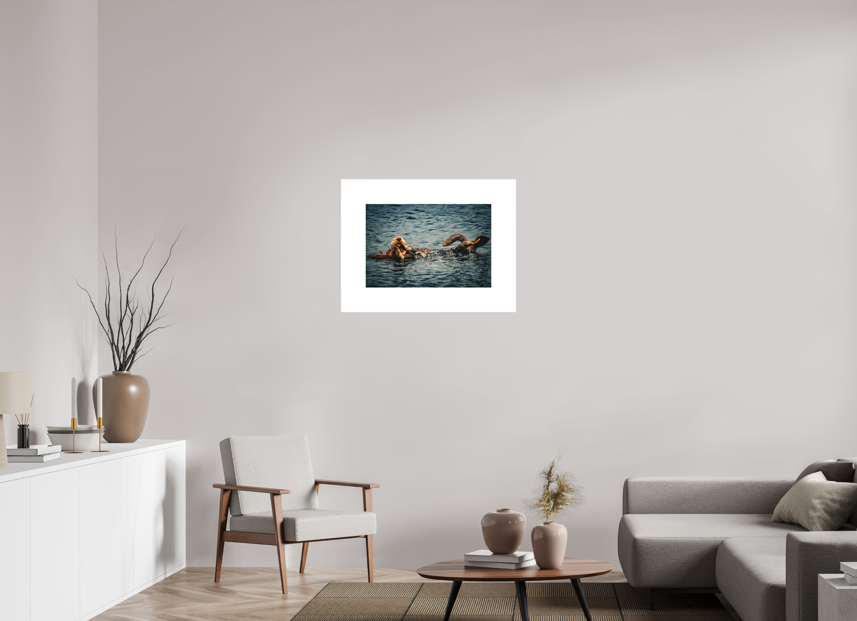 24 x 16″, Direct Print on Forex - Cheapest Option Real Otters of Morro Bay