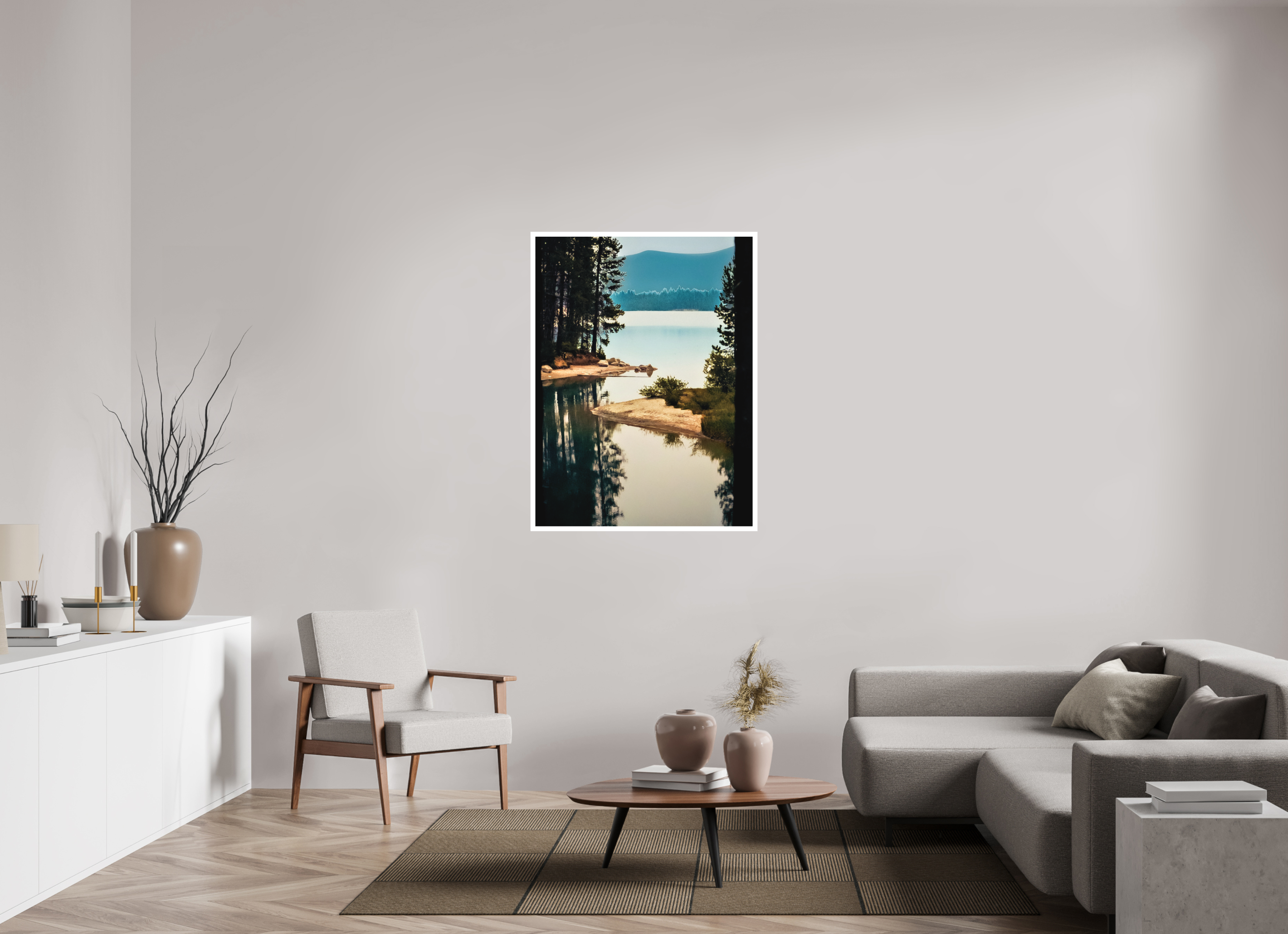 35 x 46.7″, Stand Alone Matte Print Lake near Crater Lake