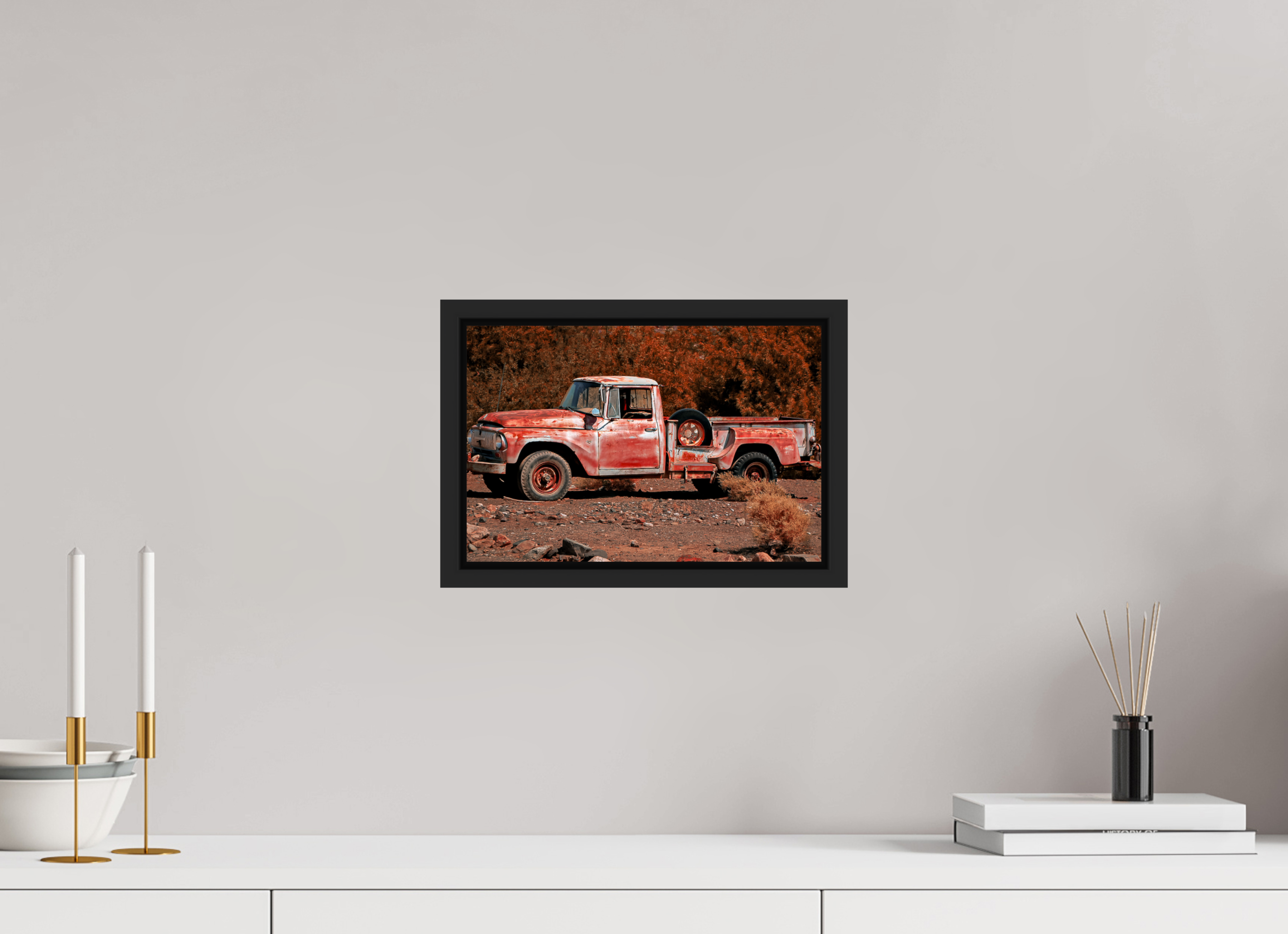 12 x 8″, COLOR - ACRYLIC GLASS - SIMPLE FRAME Ballarat Wed Twuck