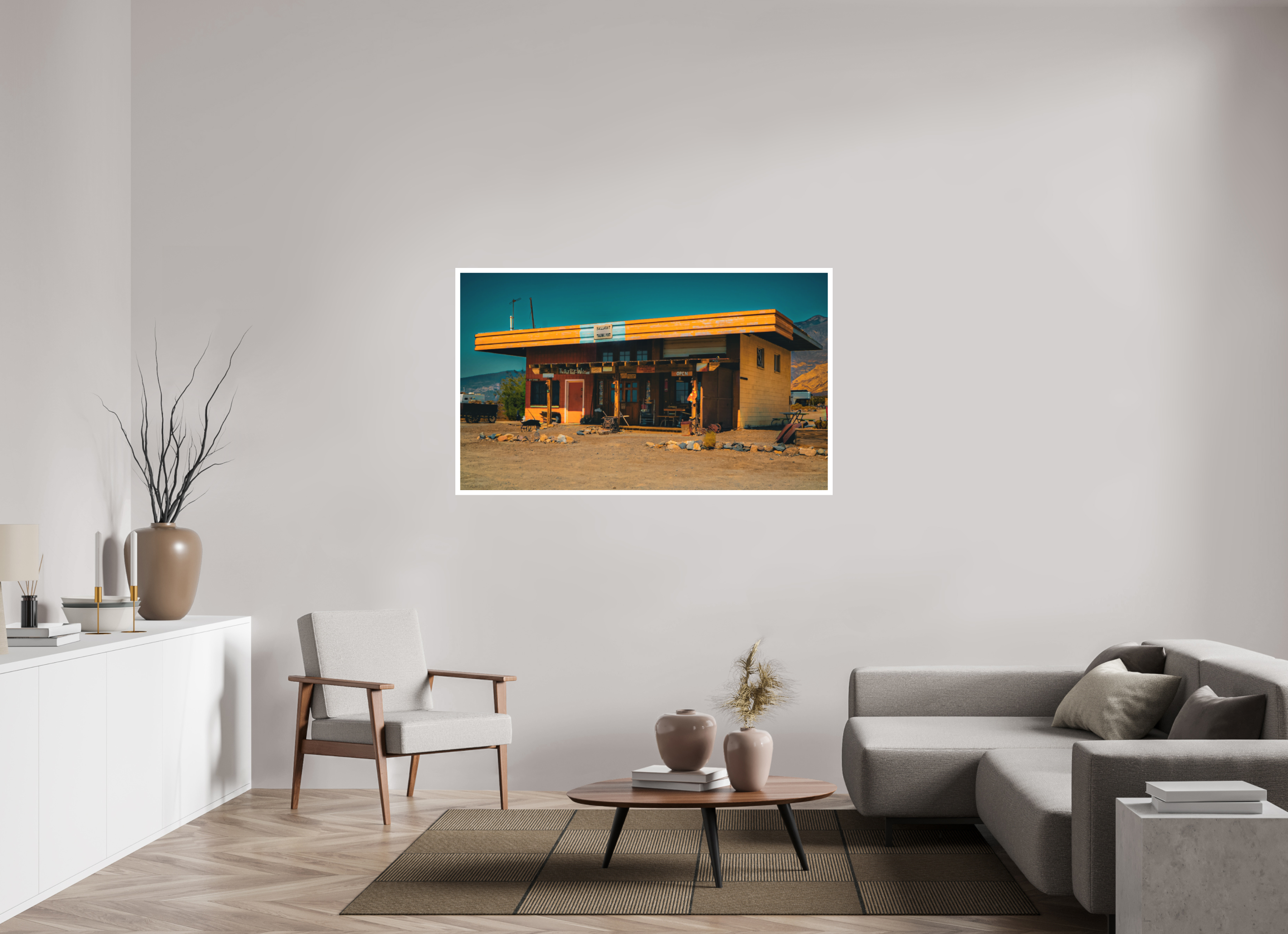 59.2 x 35″, Stand Alone Matte Print General Store