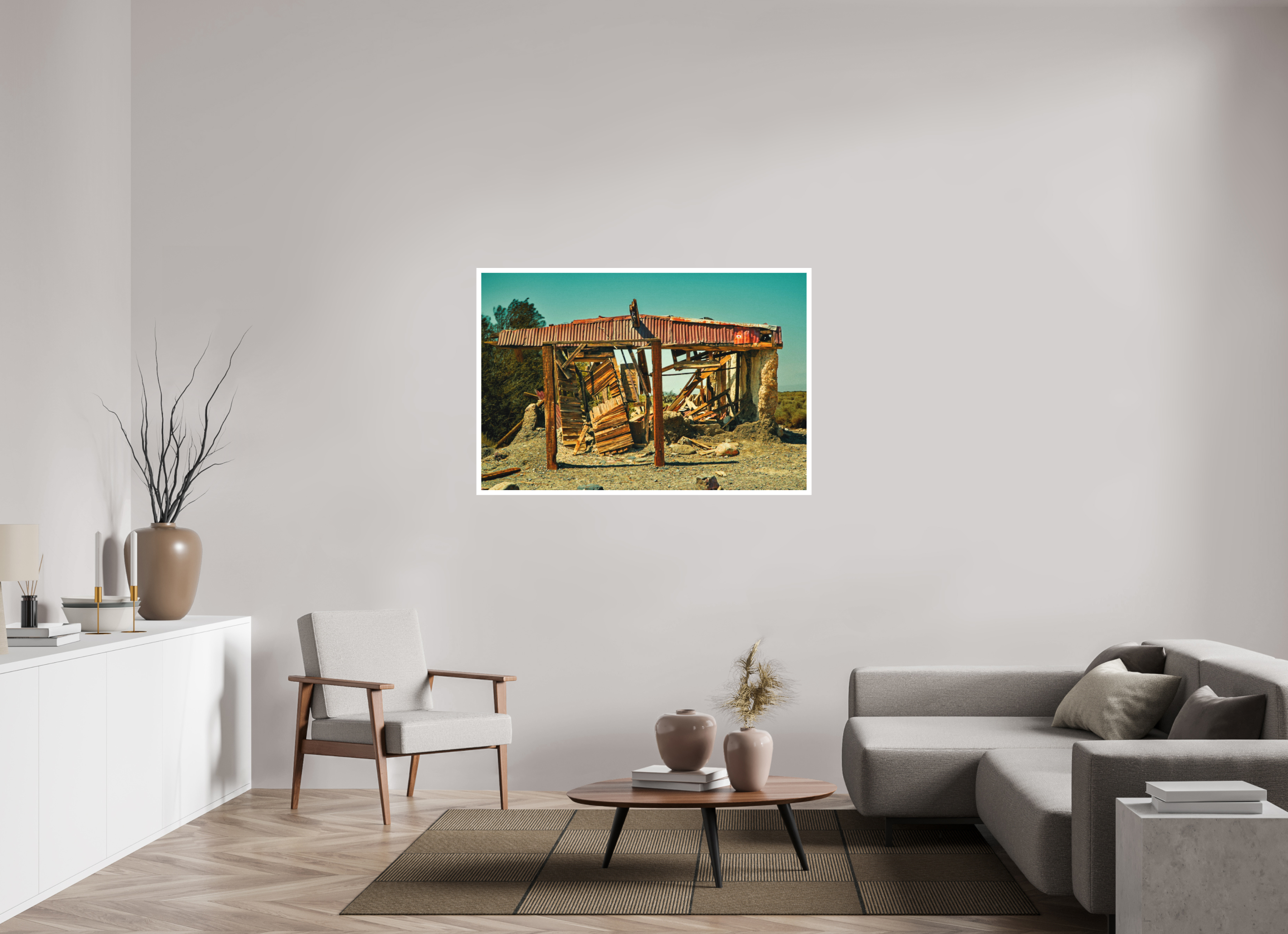 52.4 x 35″, Stand Alone Matte Print Sand Castles