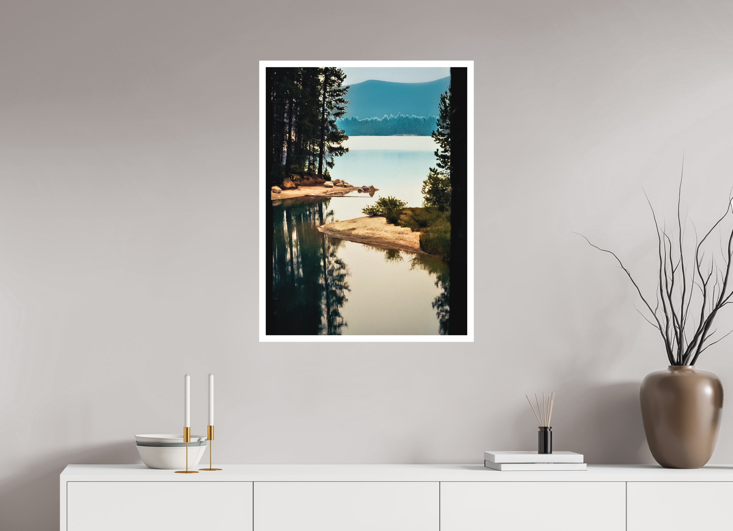 24 x 32″, Stand Alone Matte Print Lake near Crater Lake