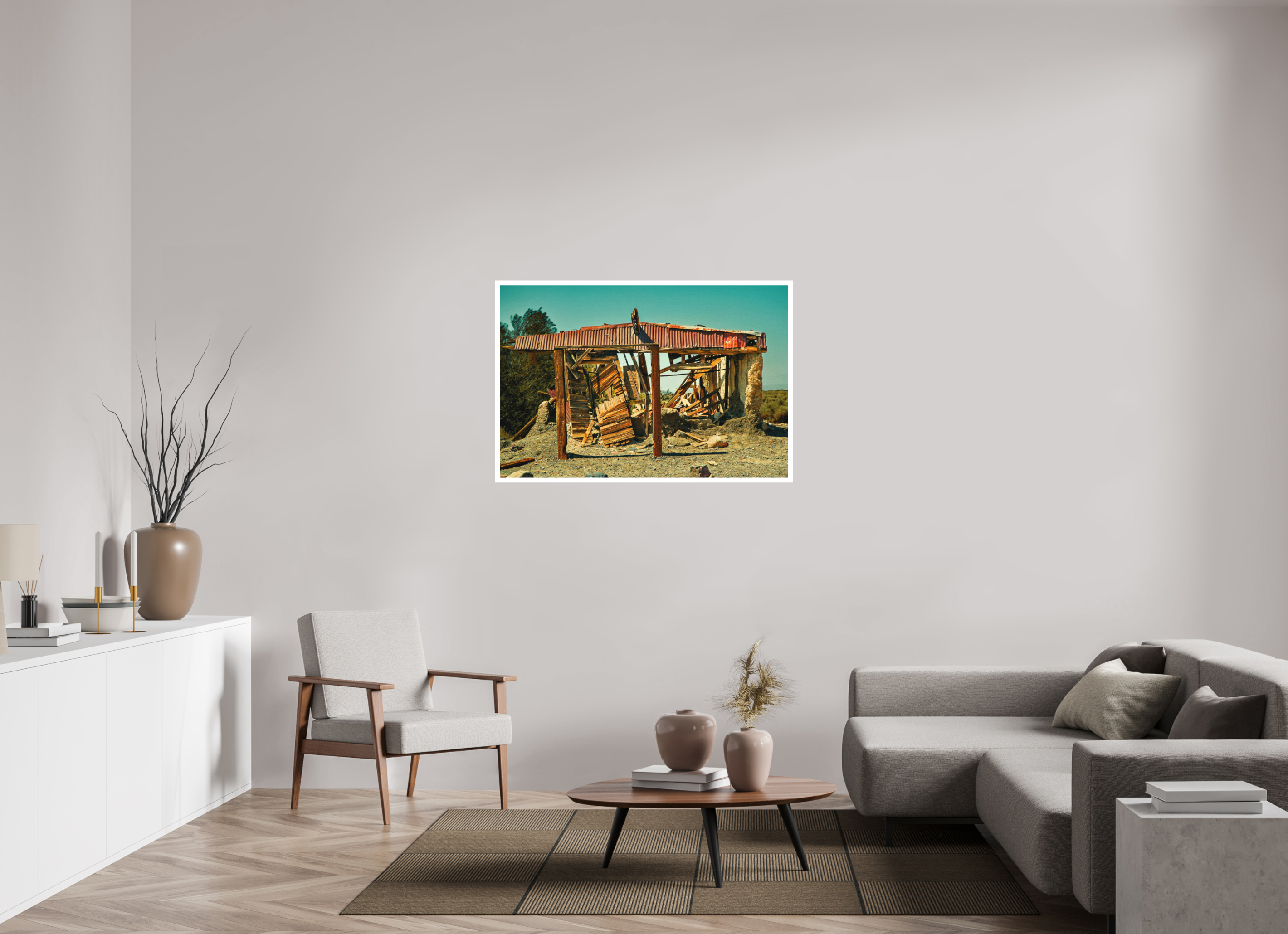 46.4 x 31″, Stand Alone Matte Print Sand Castles