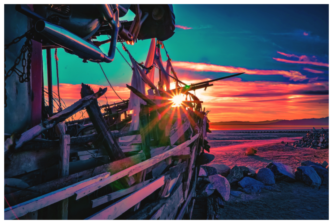 Main image Pink Sunset on the Wreck of the S.S. Kerouac