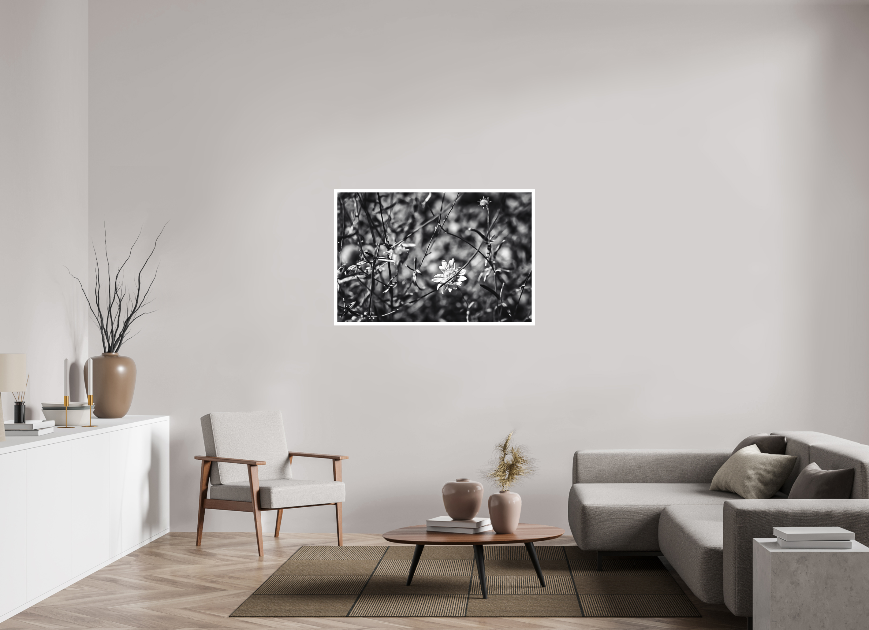 46.4 x 31″, Stand Alone Matte Print Flower Favorite