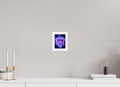 4 x 5.3″, Stand Alone Matte Print Neon Purple