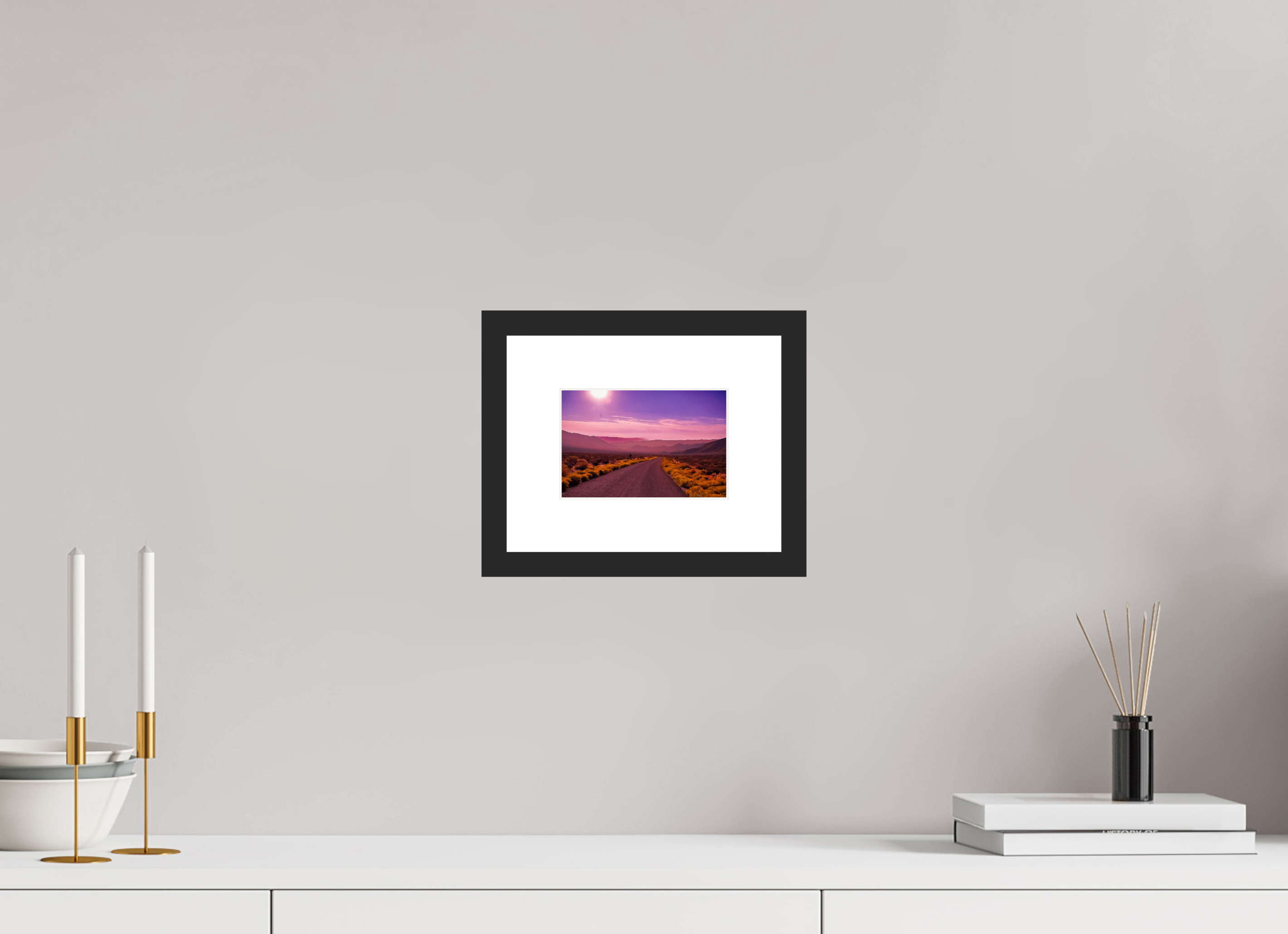6 x 4″, Framed FineArt Pearl Paper Desert in Pinks