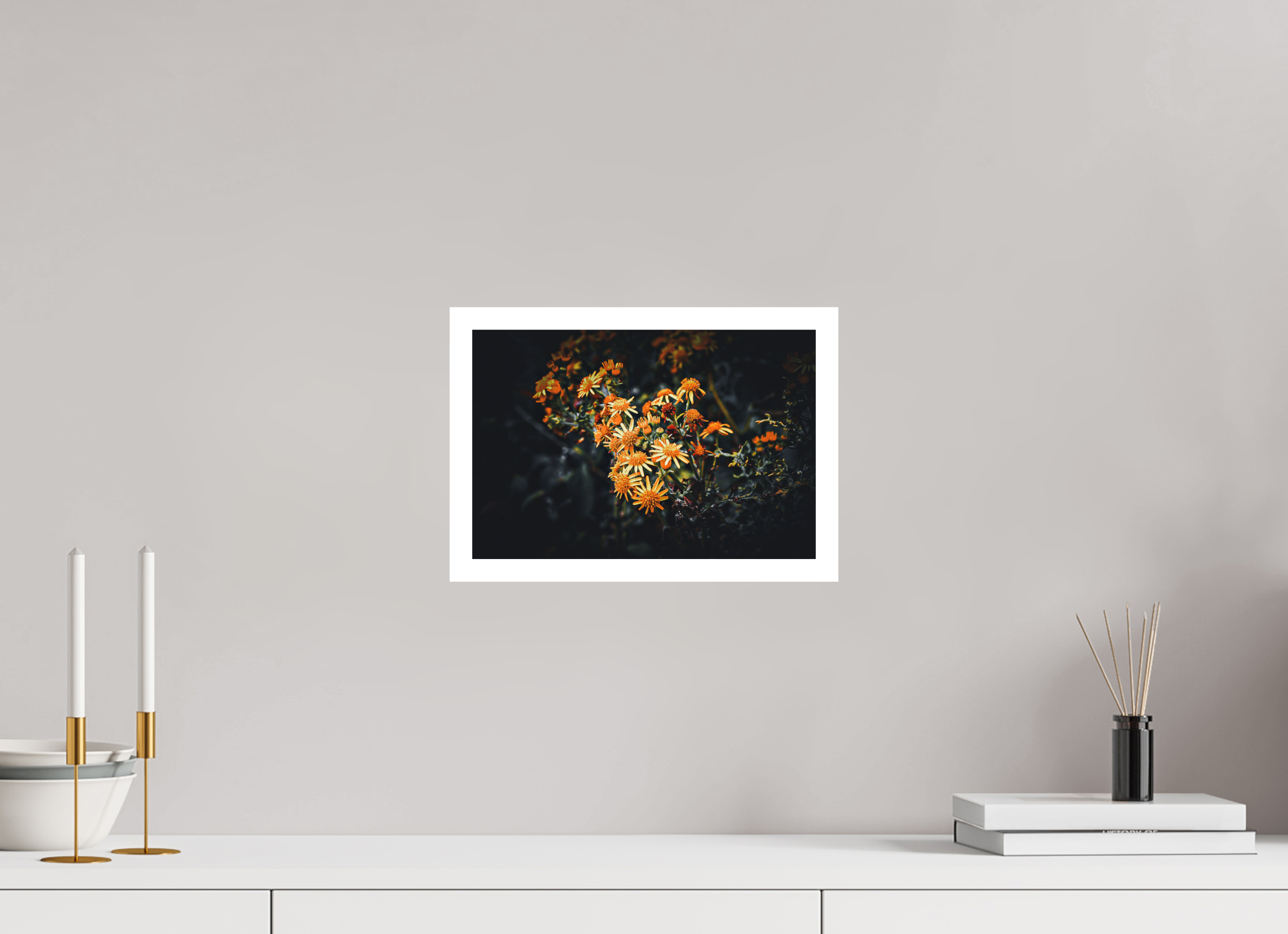 12 x 8″, Stand Alone Matte Print Orange