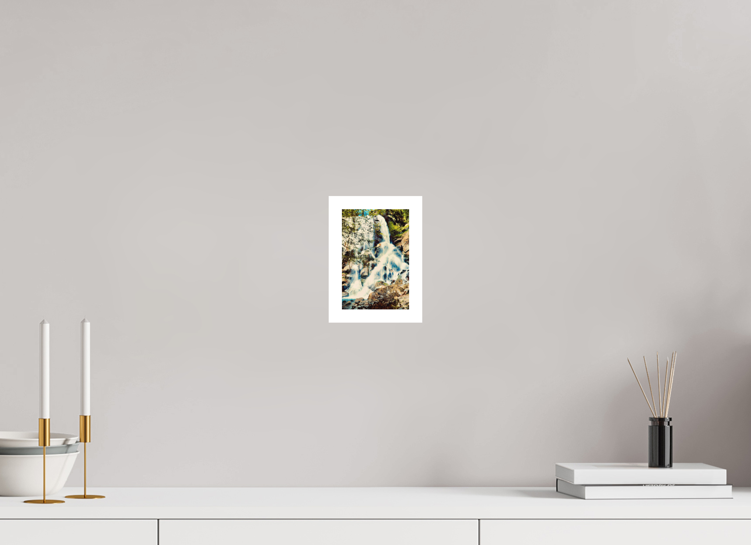 4 x 6″, Stand Alone Matte Print Grizzly Falls