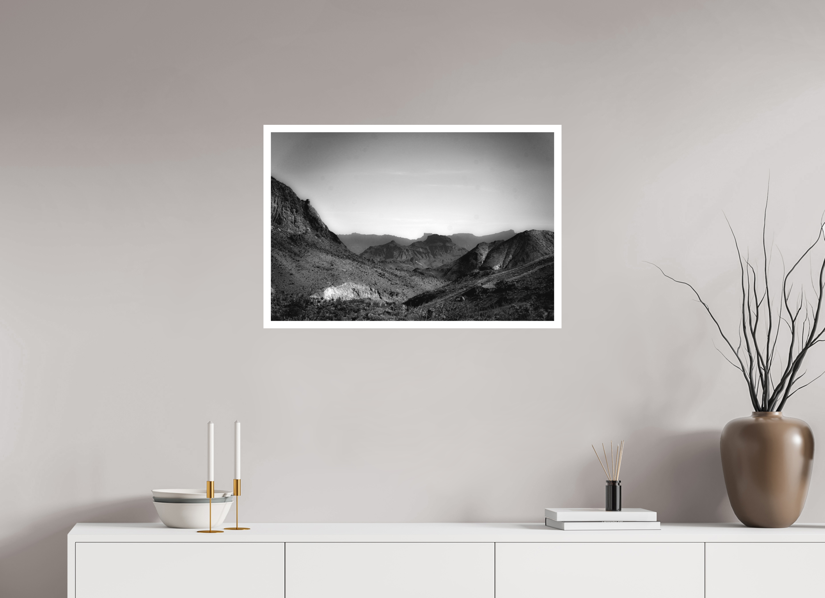 30 x 20″, Stand Alone Matte Print Soft Texas