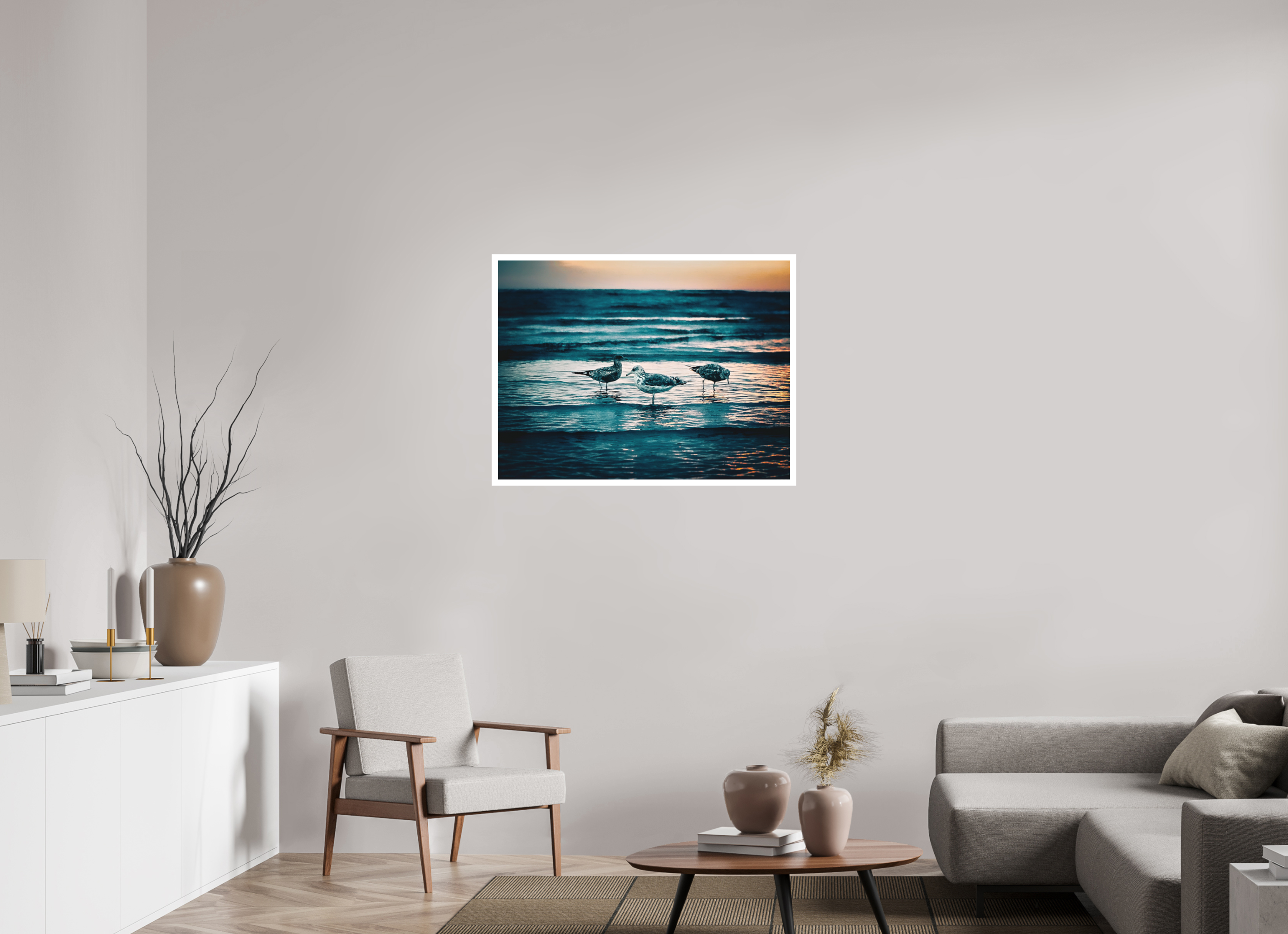 37.3 x 28″, Stand Alone Matte Print Moonlight Surf