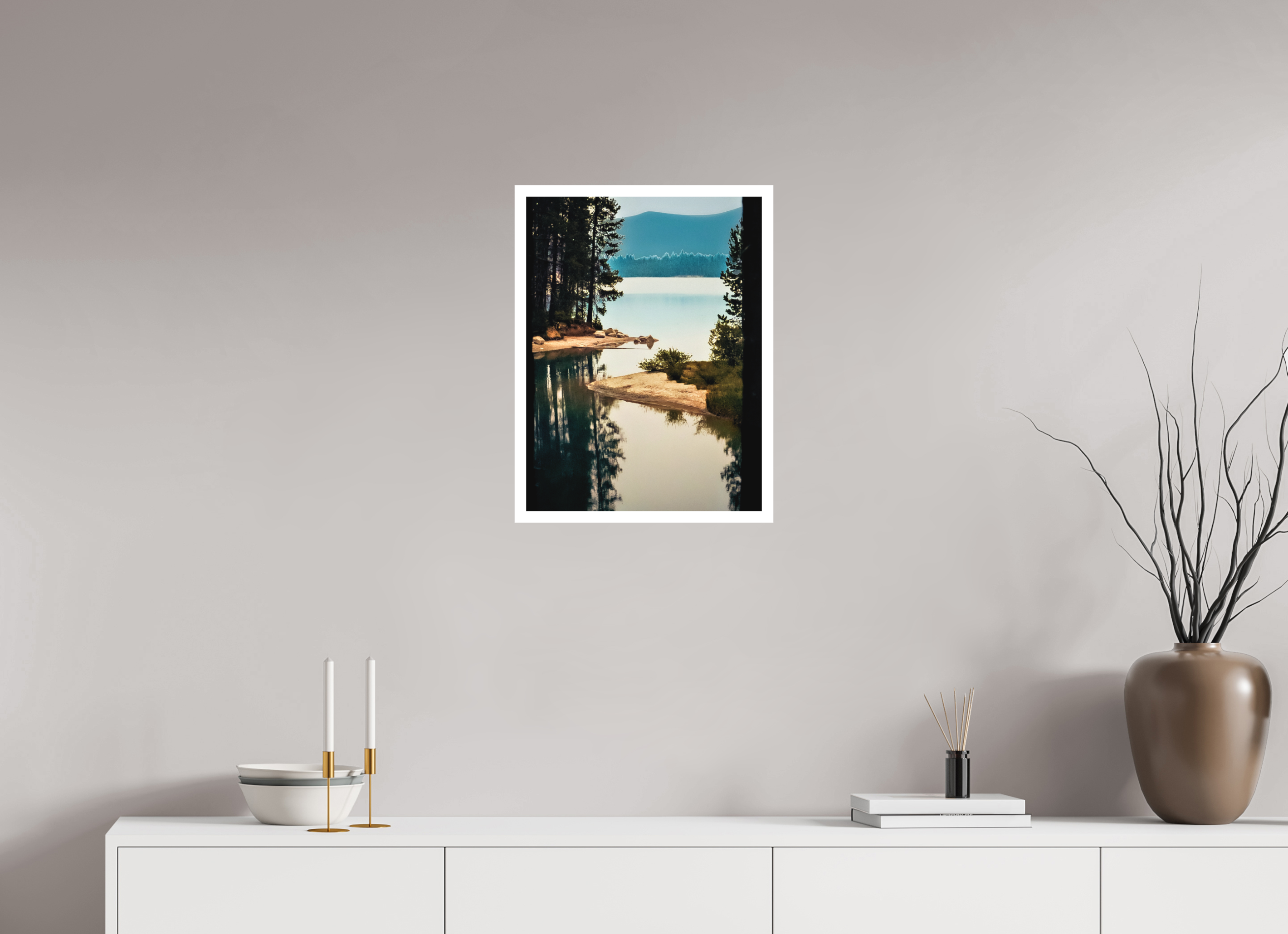 16 x 21.3″, Stand Alone Matte Print Lake near Crater Lake