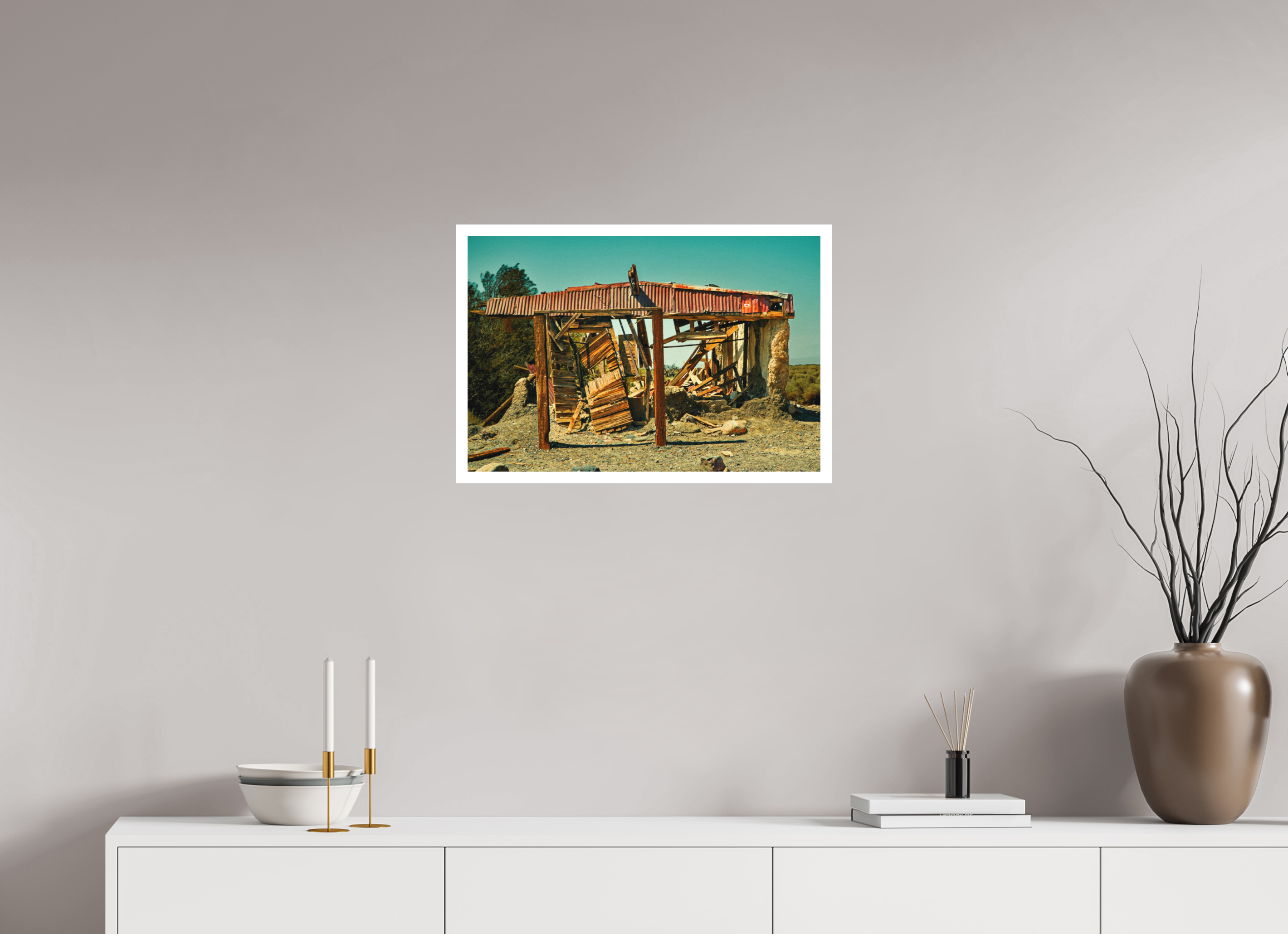 23.9 x 16″, Stand Alone Matte Print Sand Castles