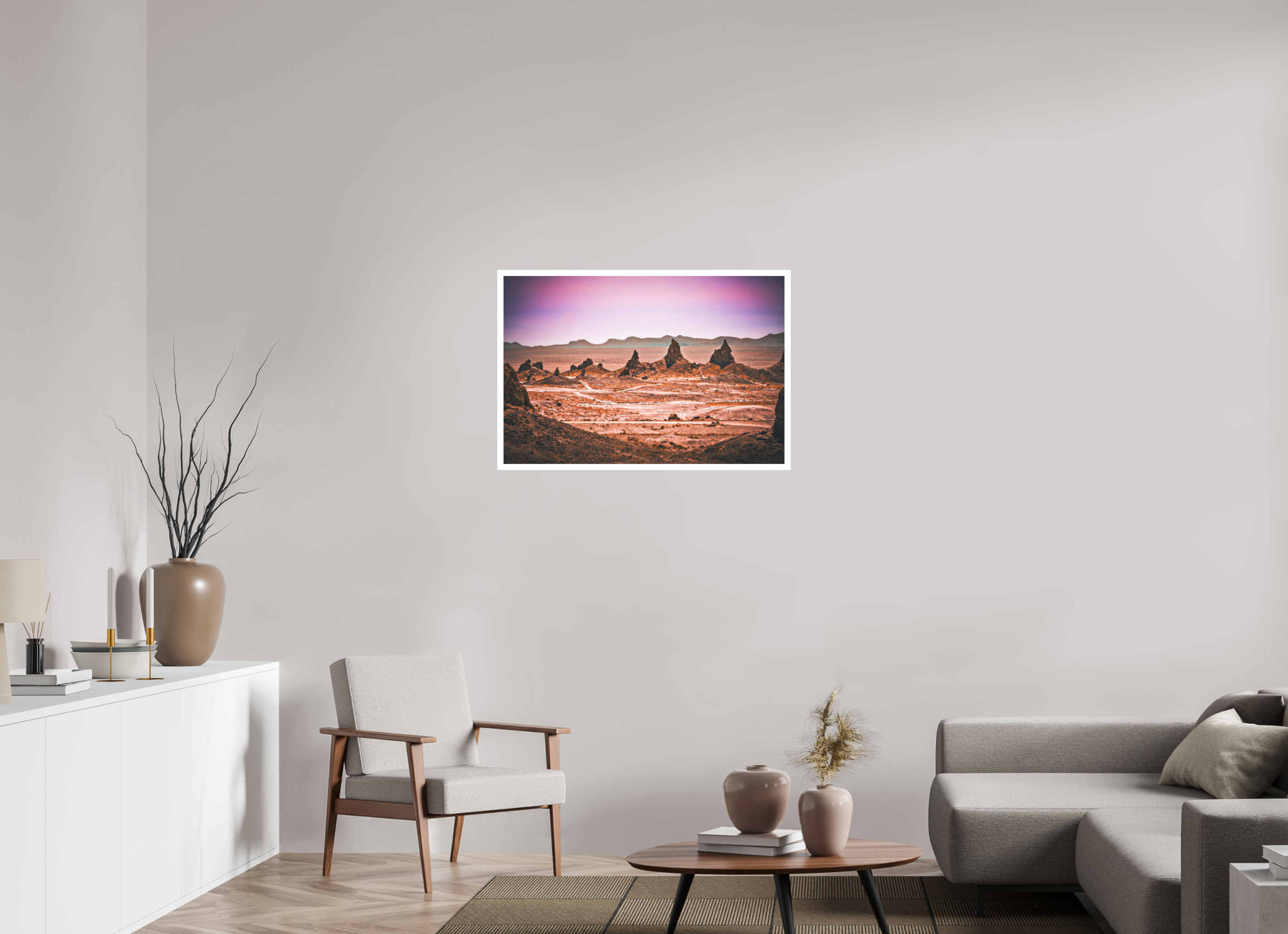 35.9 x 24″, Stand Alone Matte Print Pink Trona