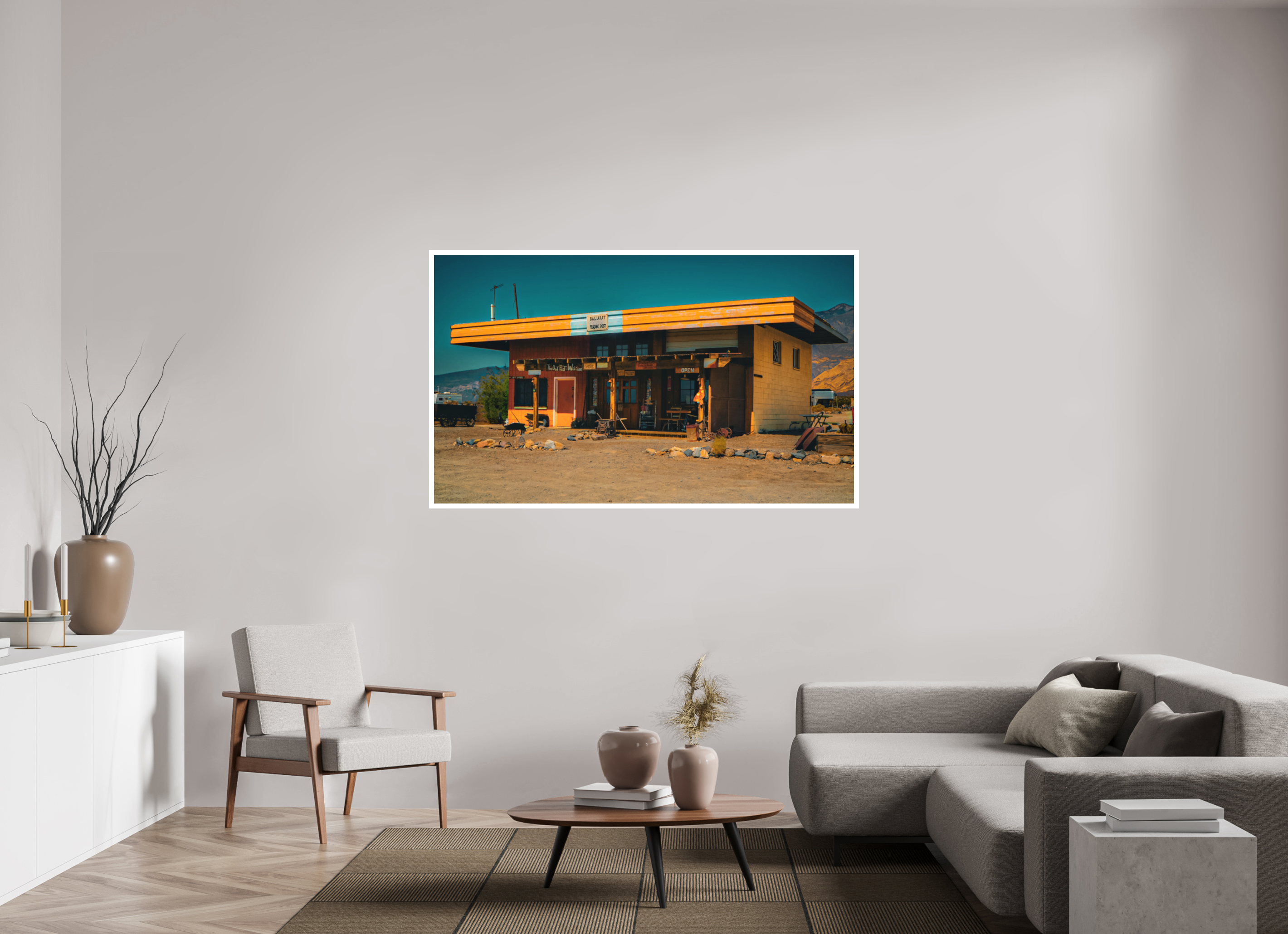 66 x 39″, Stand Alone Matte Print General Store