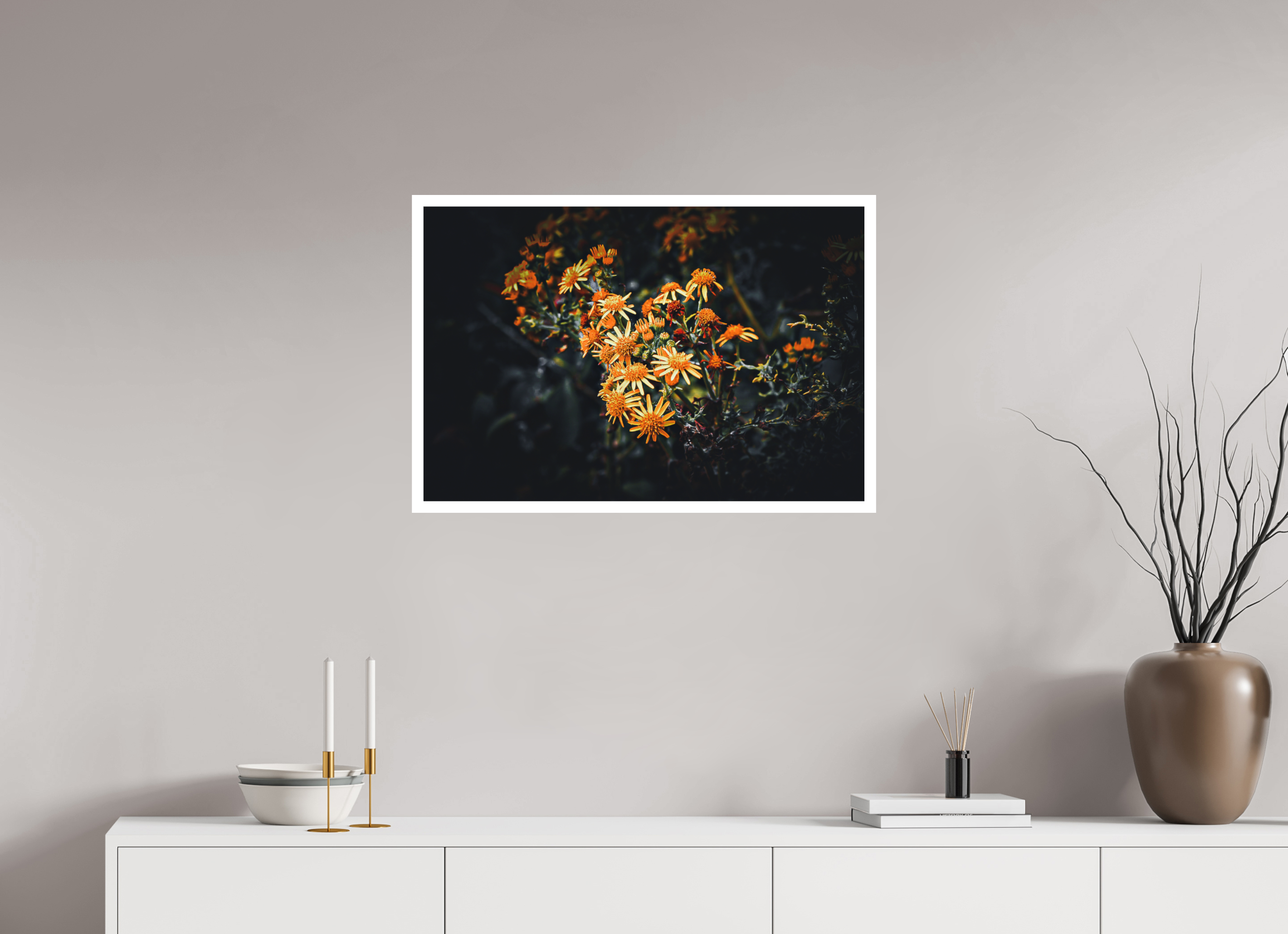29.9 x 20″, Stand Alone Matte Print Orange