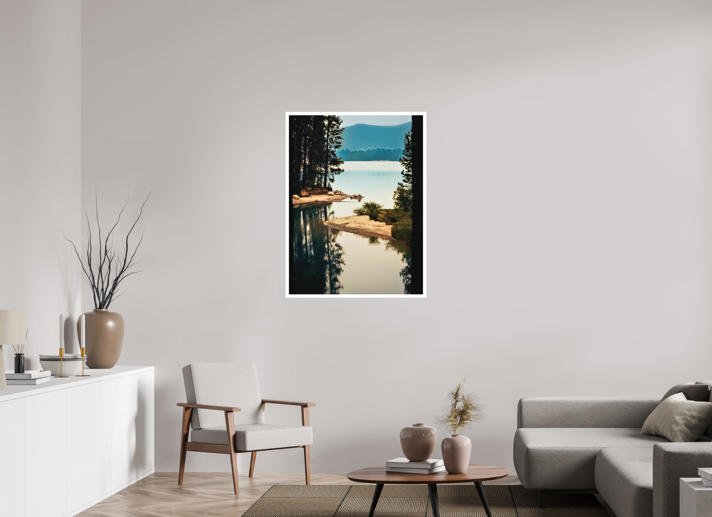 31 x 41.3″, Stand Alone Matte Print Lake near Crater Lake
