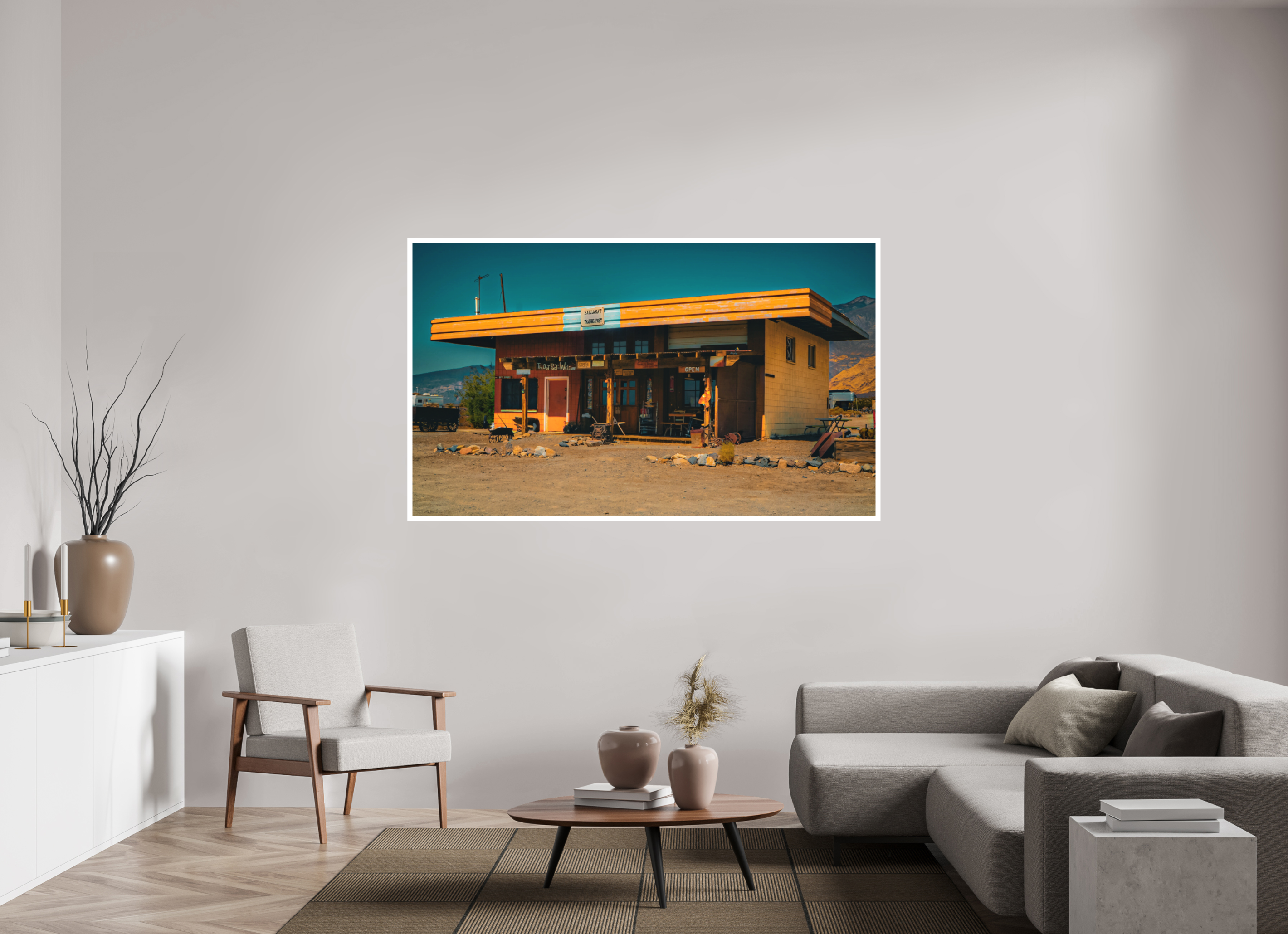 72.8 x 43″, Stand Alone Matte Print General Store