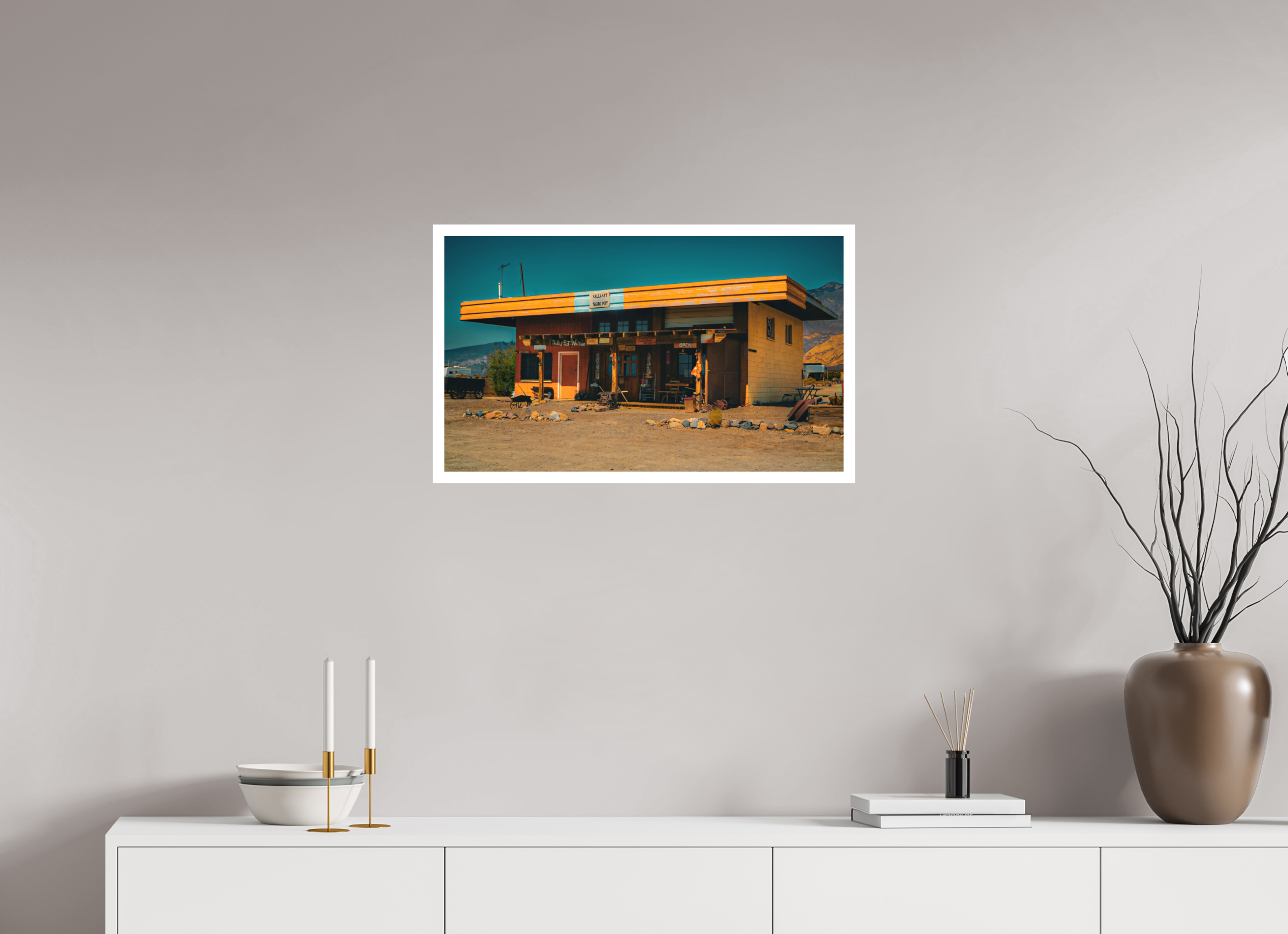 27.1 x 16″, Stand Alone Matte Print General Store