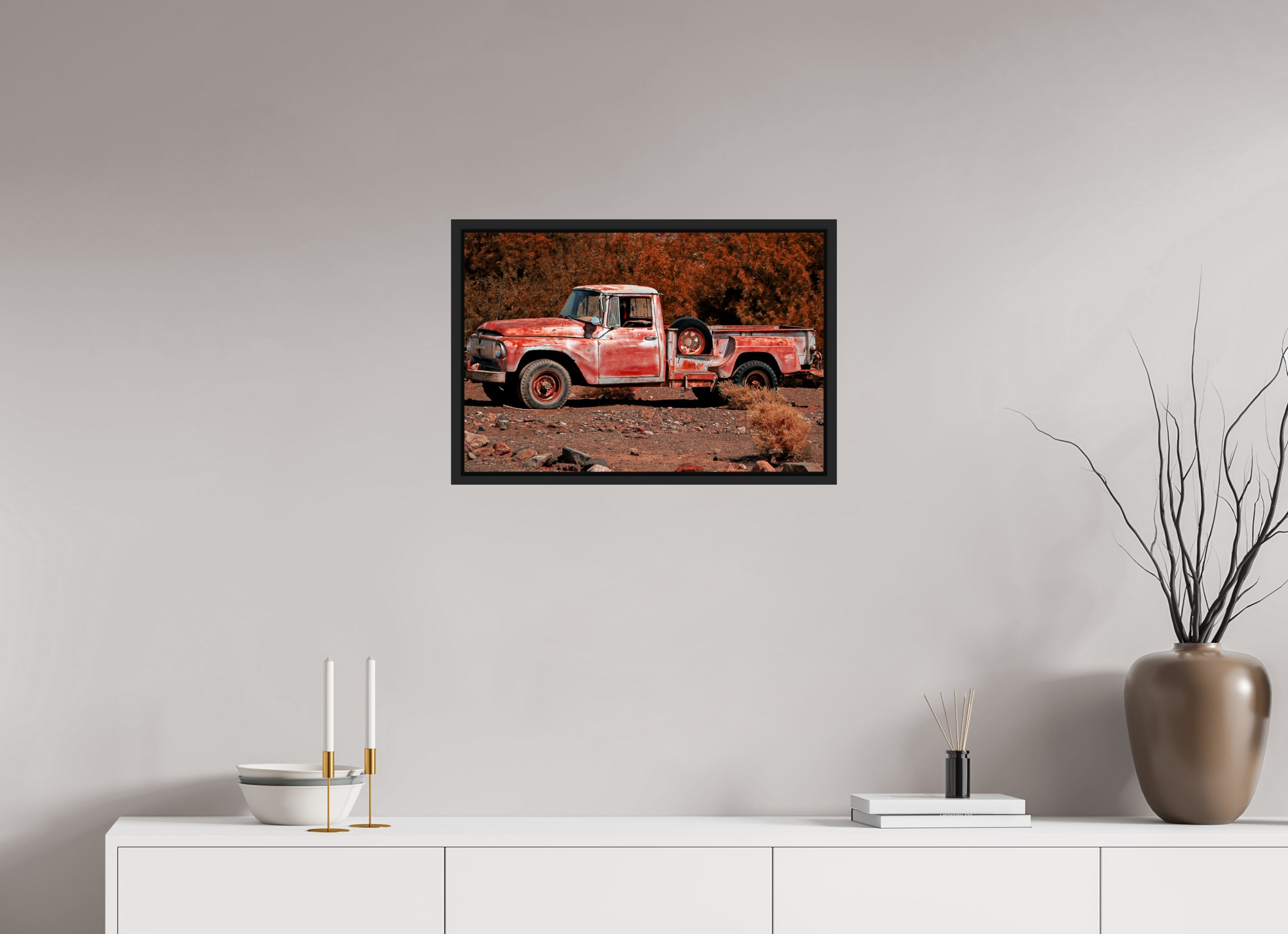 24 x 16″, COLOR - ACRYLIC GLASS - SIMPLE FRAME Ballarat Wed Twuck