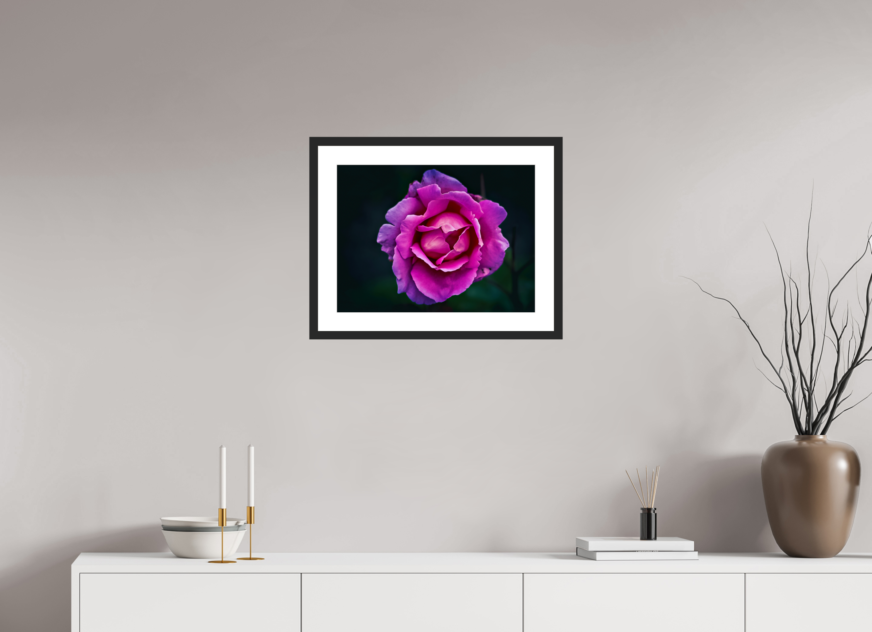 20 x 15″, Framed FineArt Pearl Paper Pink