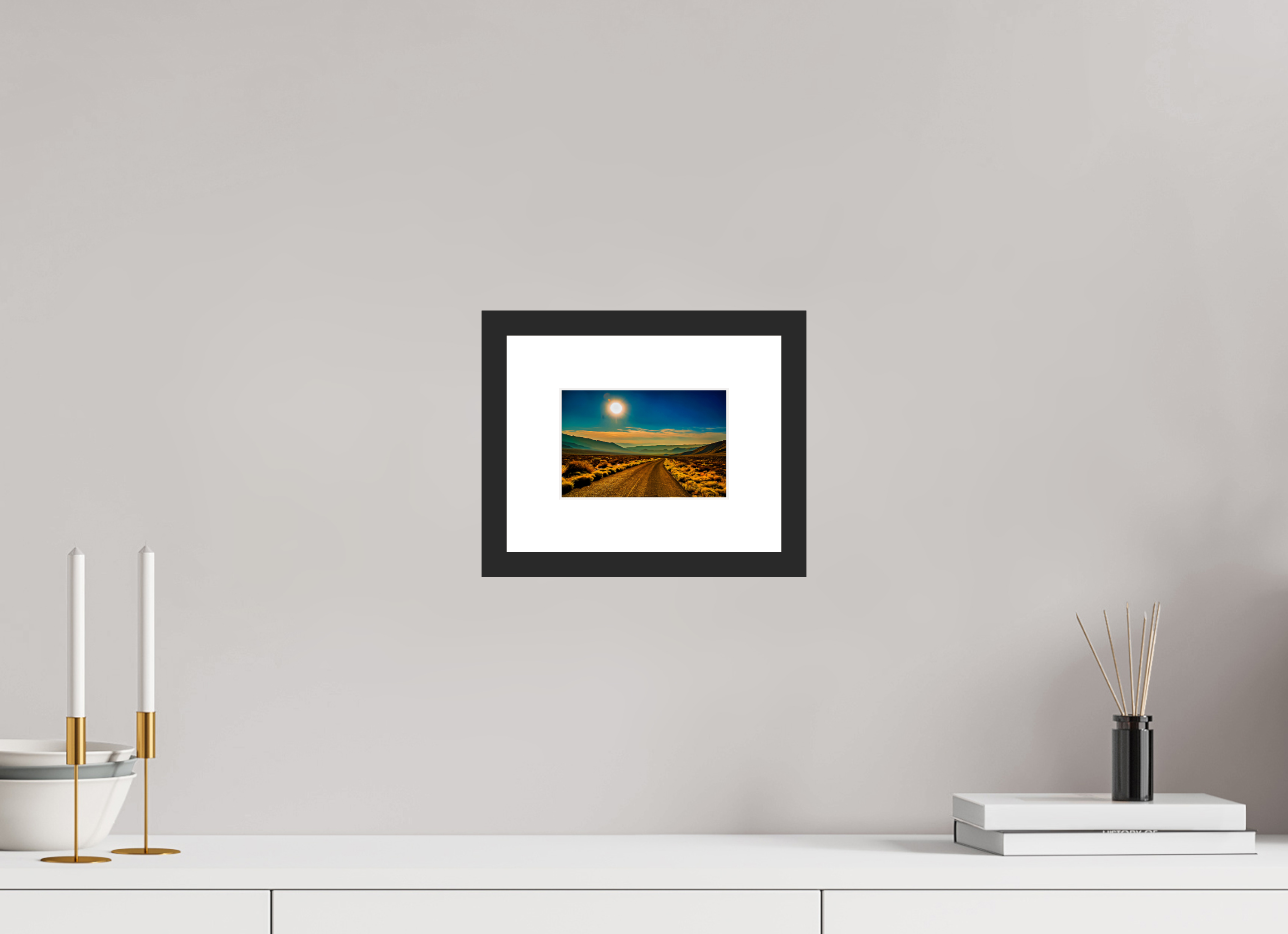 6 x 4″, Framed FineArt Pearl Paper Desert Blues