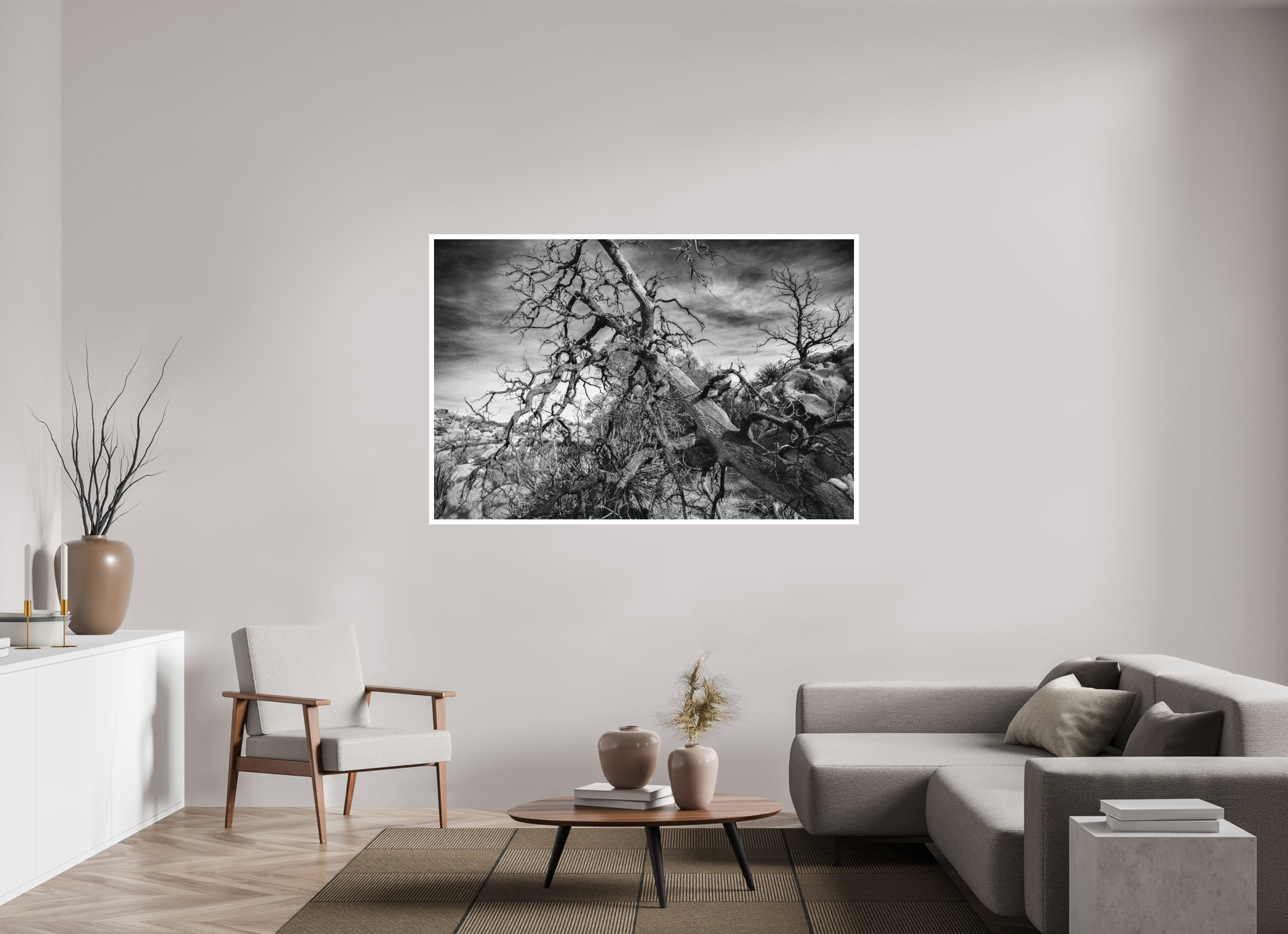 66 x 44″, Stand Alone Matte Print Dramatic Tree Pt. 2