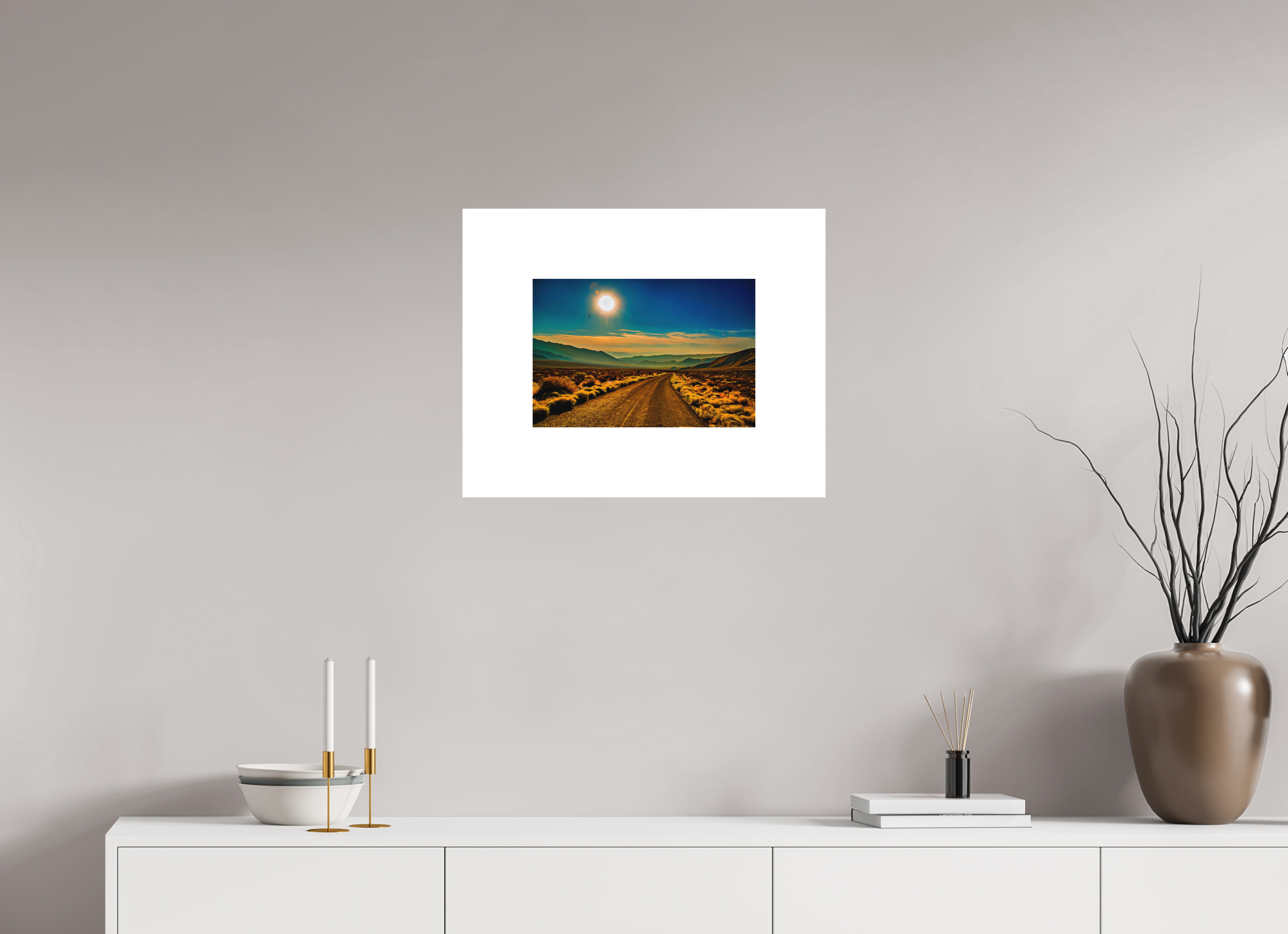 15 x 10″, Direct Print on Forex - Cheapest Option Desert Blues