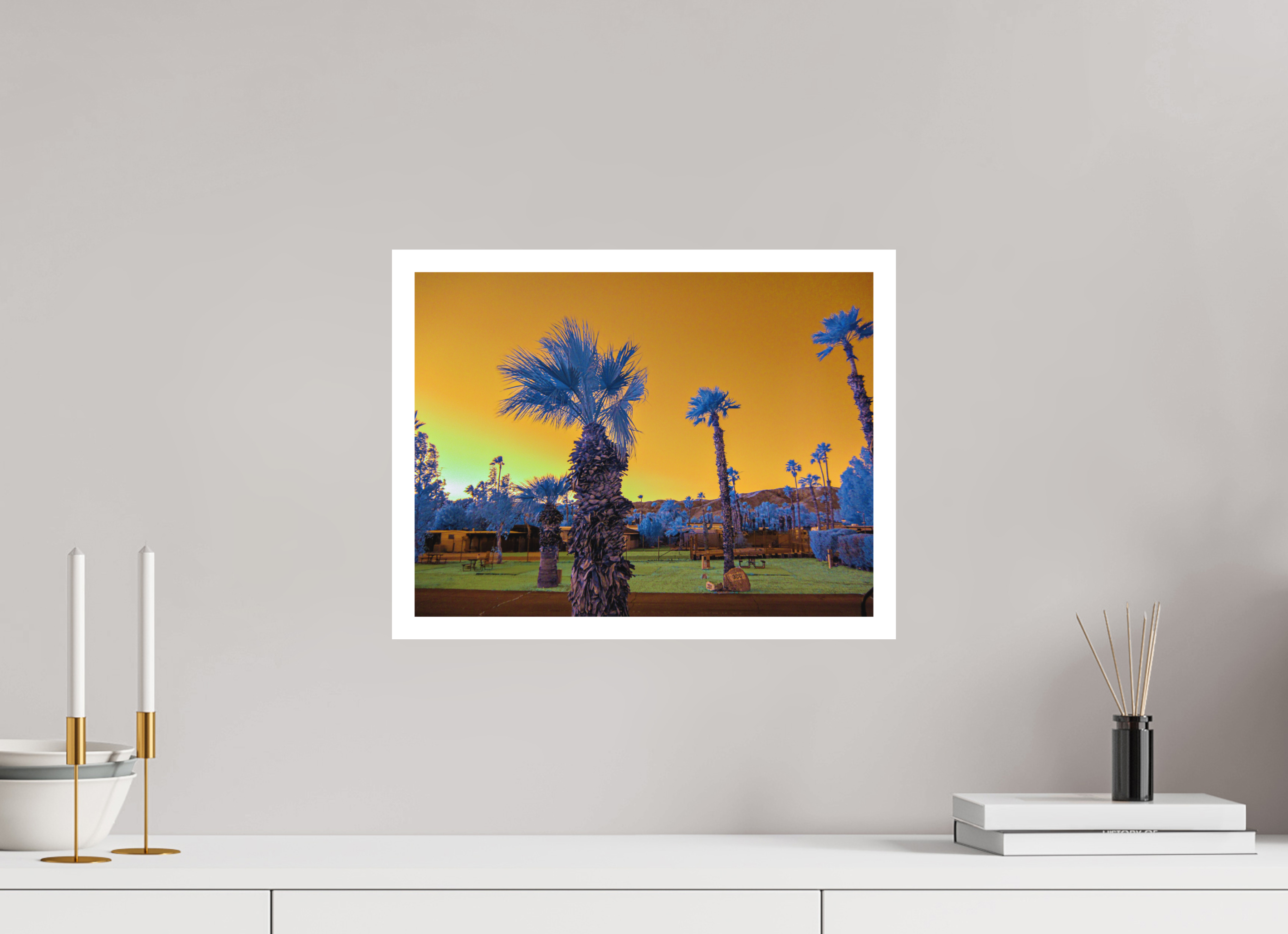 16 x 12″, Stand Alone Matte Print Park Life in Full Spectrum
