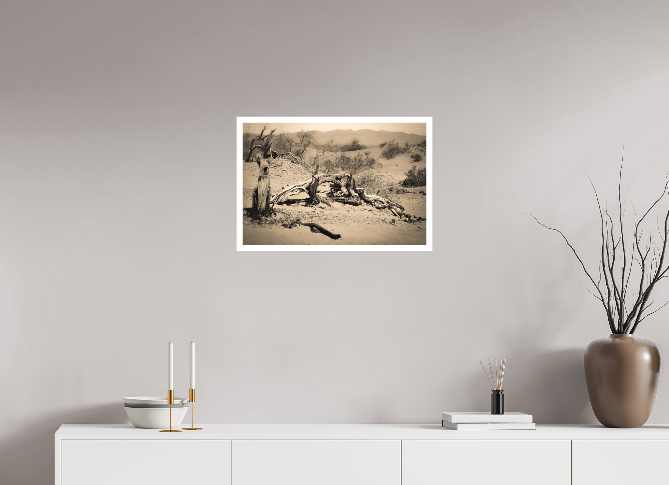 24 x 16″, Stand Alone Matte Print Singing Dune Dreams