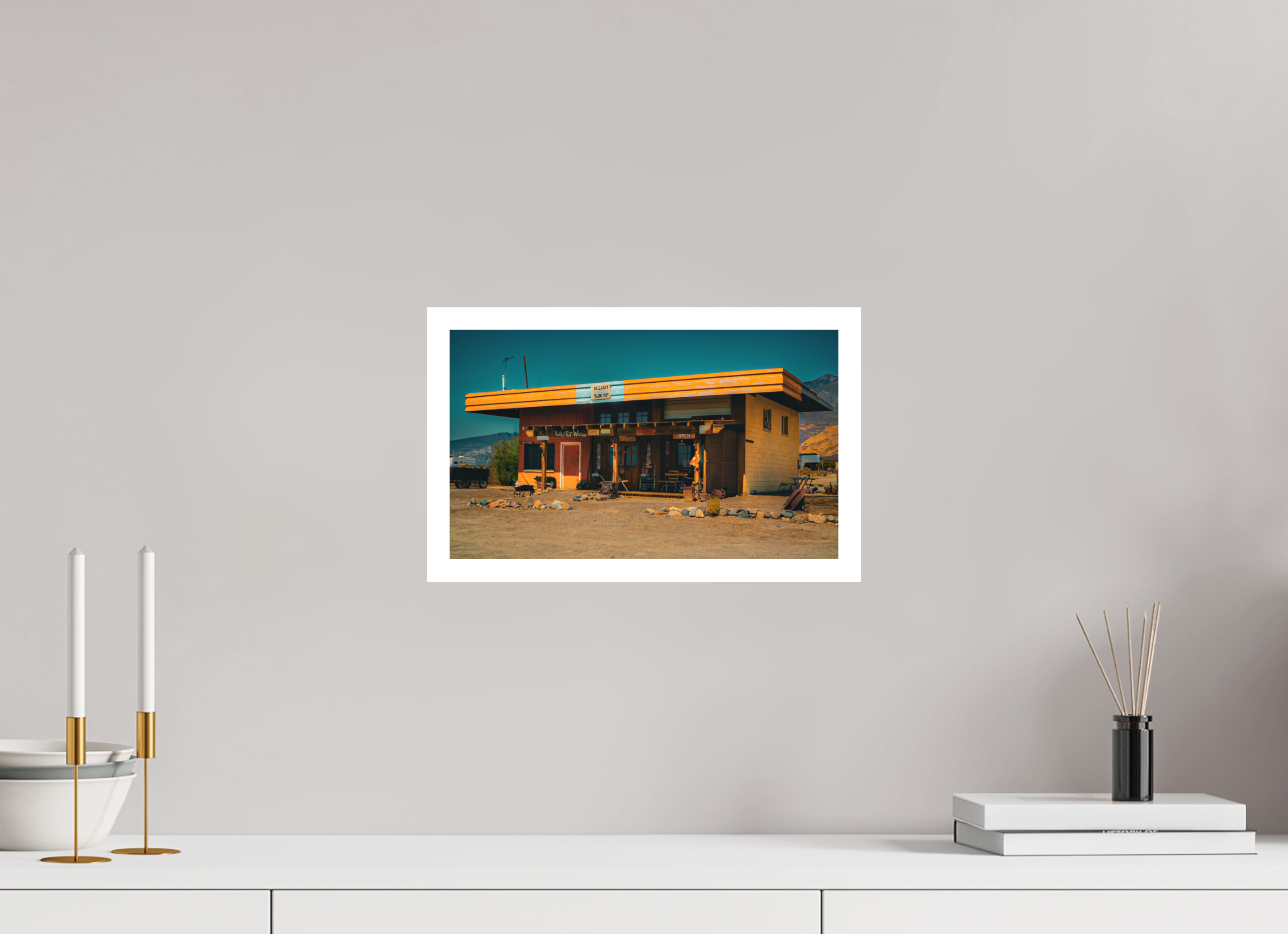 13.5 x 8″, Stand Alone Matte Print General Store