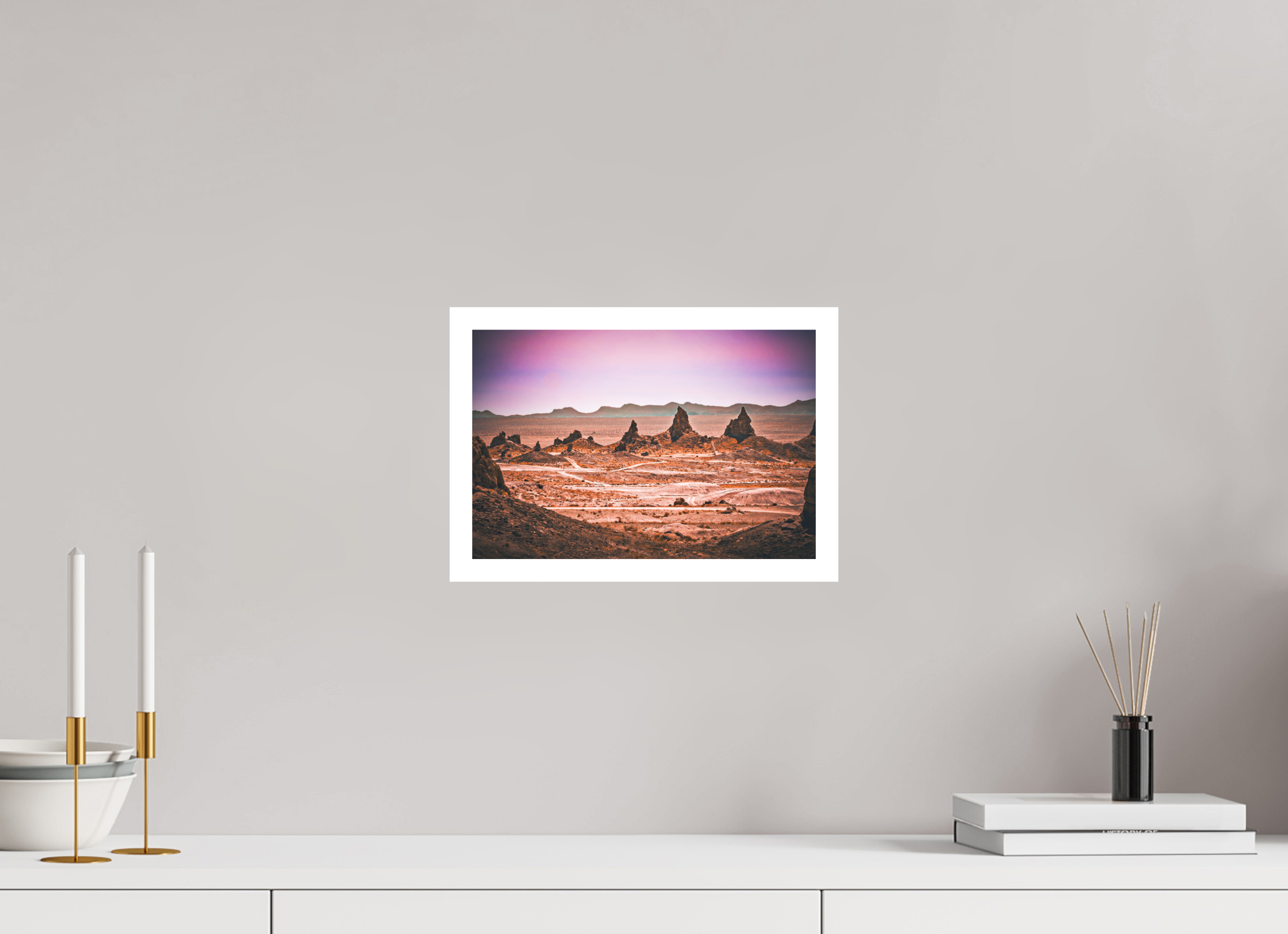 12 x 8″, Stand Alone Matte Print Pink Trona