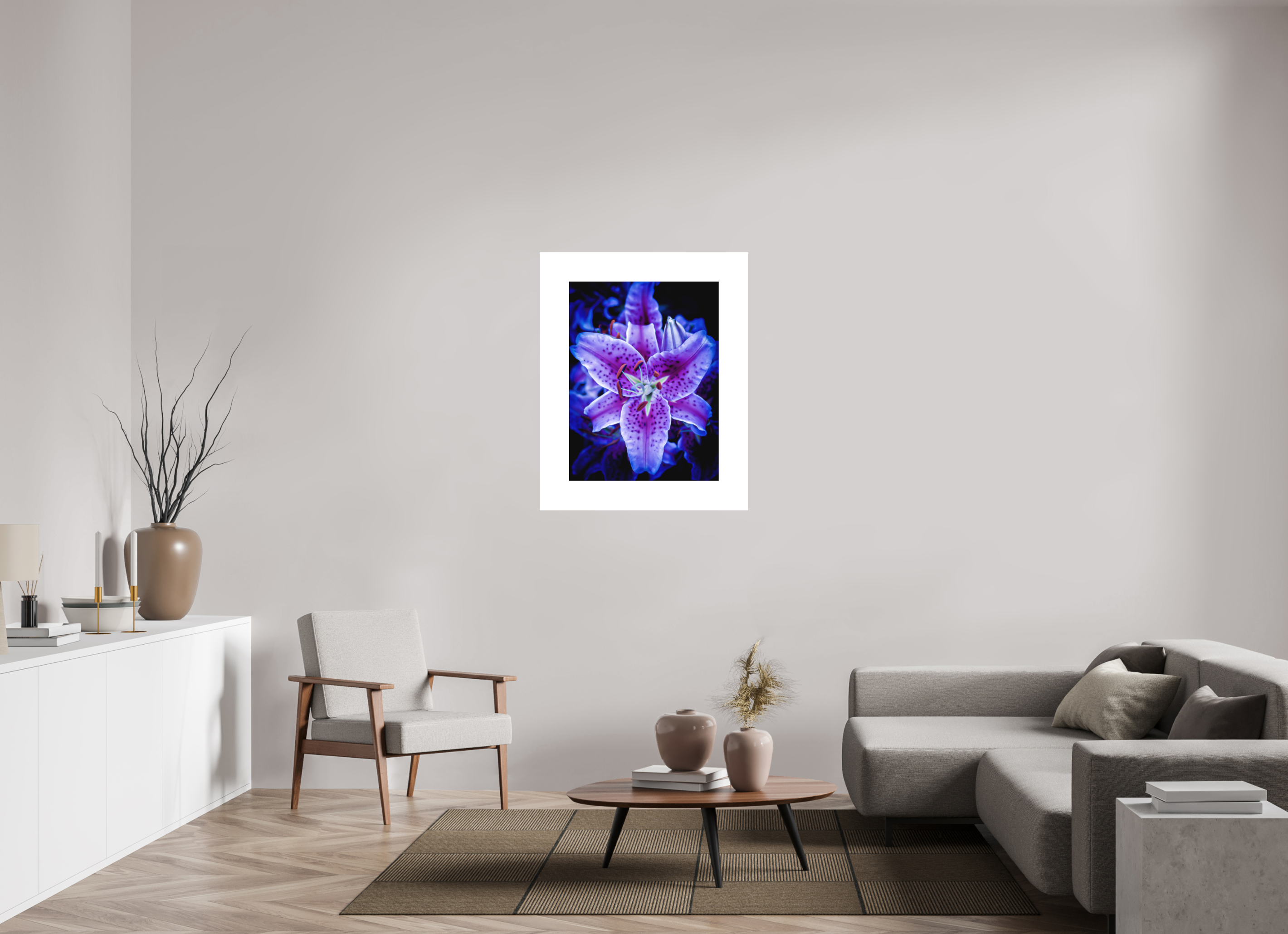 24 x 32″, Direct Print on Forex Neon Purple